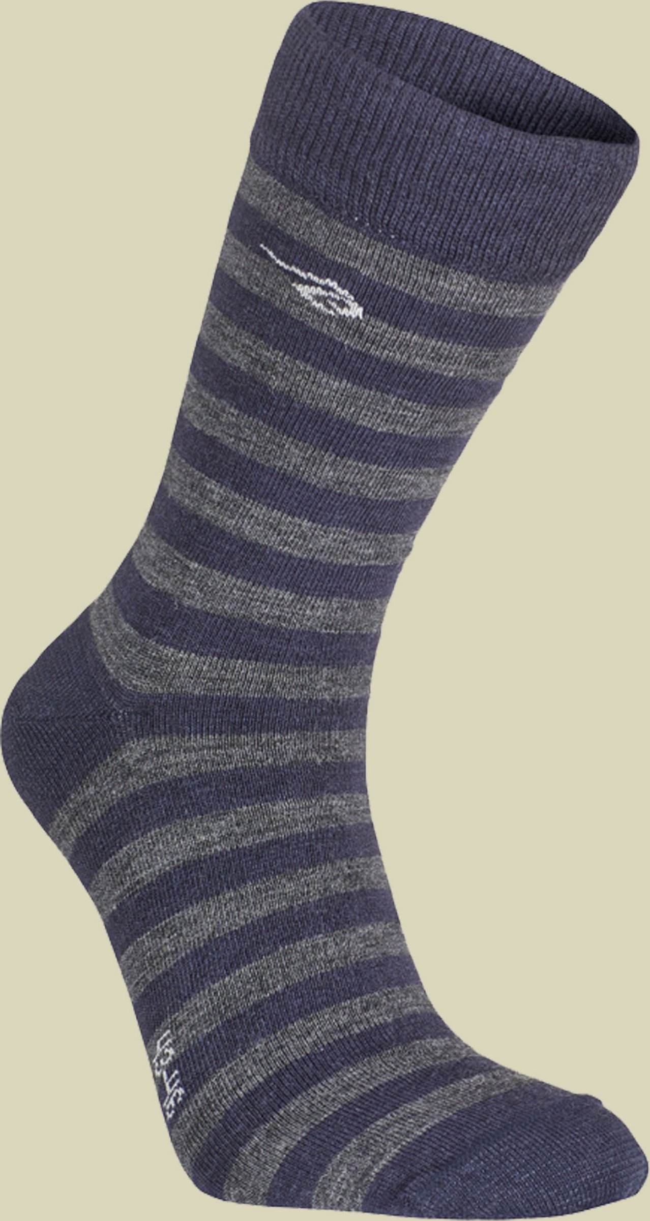 Wool Sock Stripe Unisex Größe 43-46 Farbe light navy