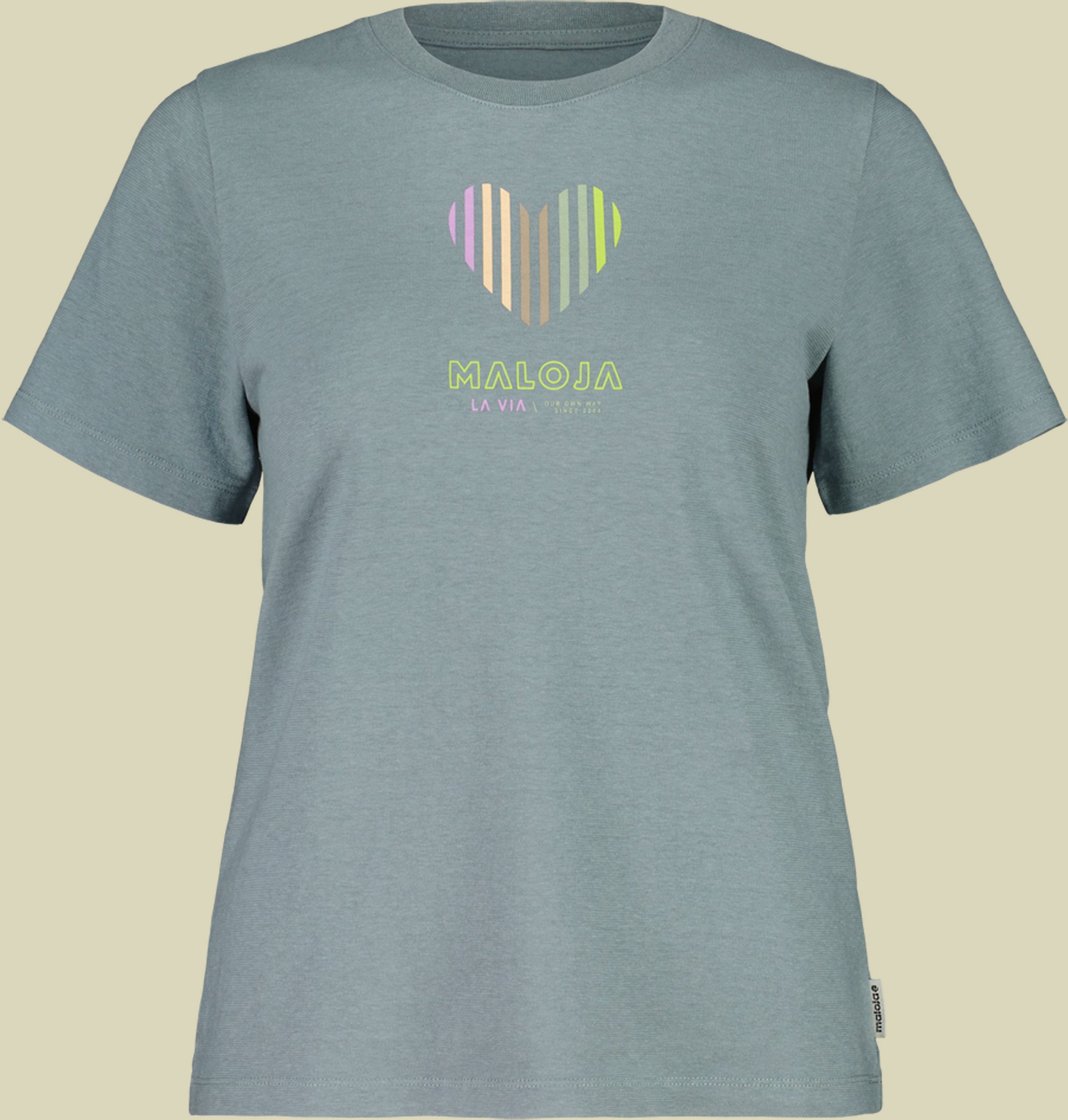 AdamekM. Organic Hemp Tee Women L grau - Farbe sage