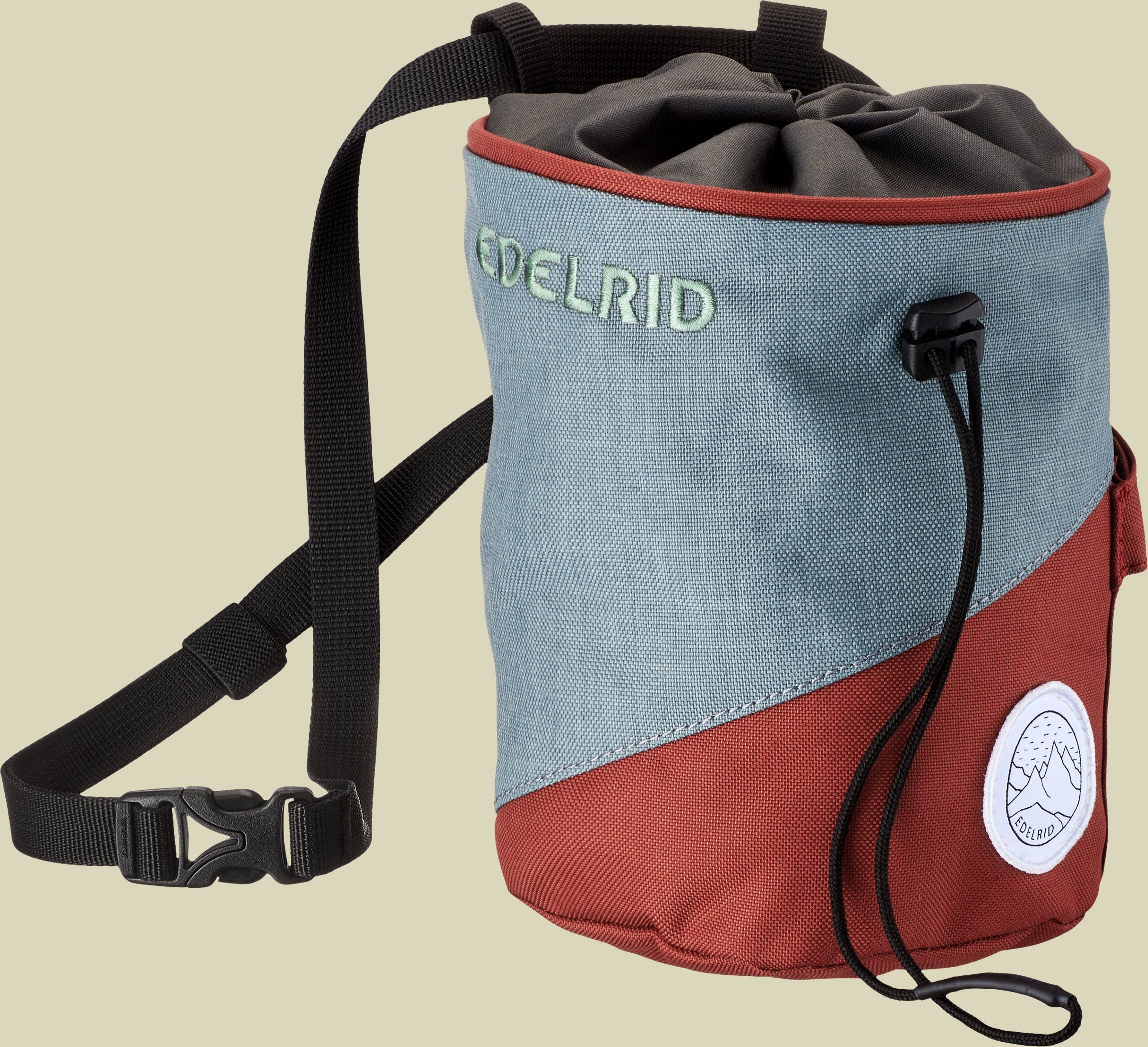 Chalk Bag Monoblock grau one size - red-stone