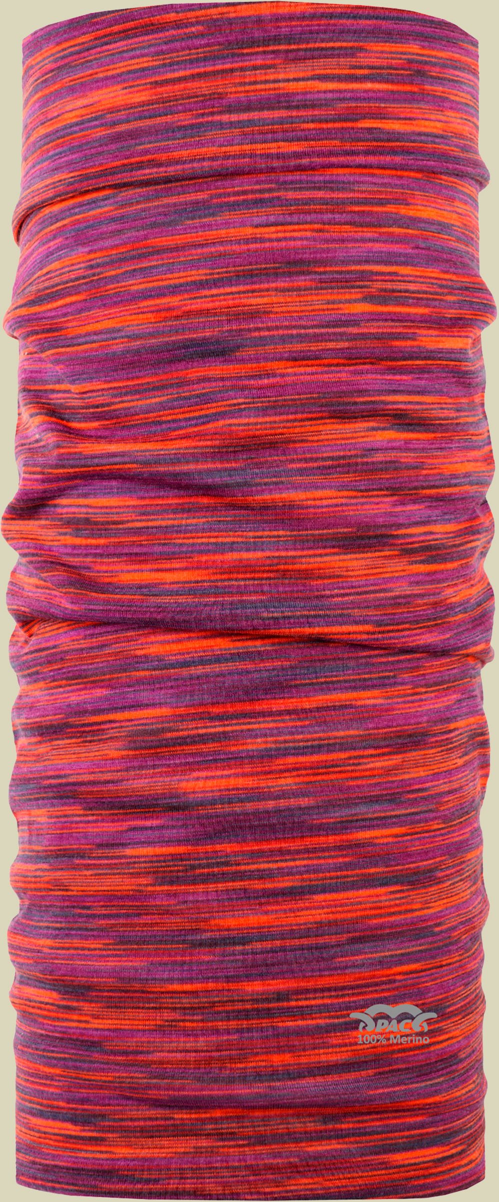 P.A.C. Merino Wool orange one size - multi sunrise