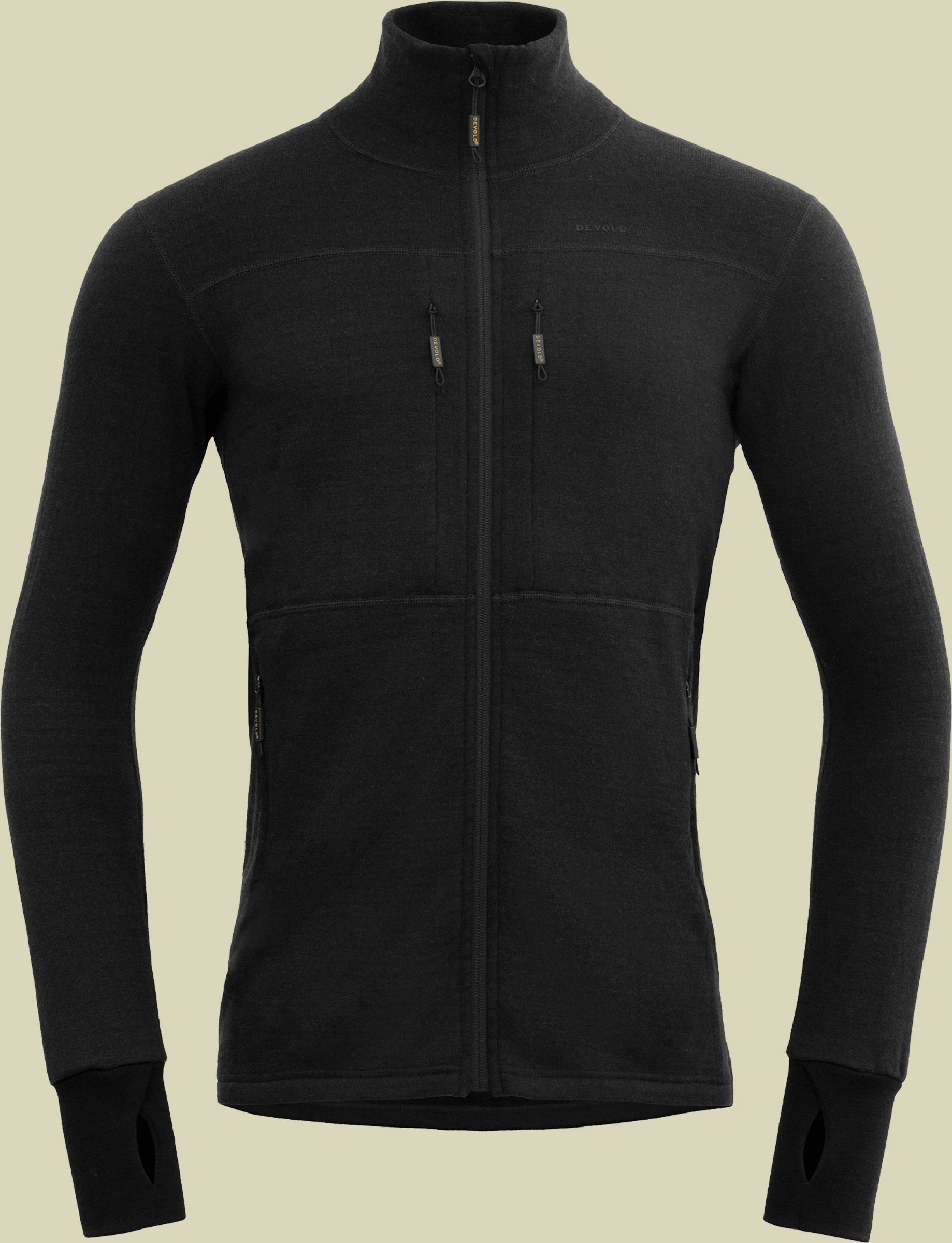 EGGA Grid Merino Jacket Man schwarz M - caviar
