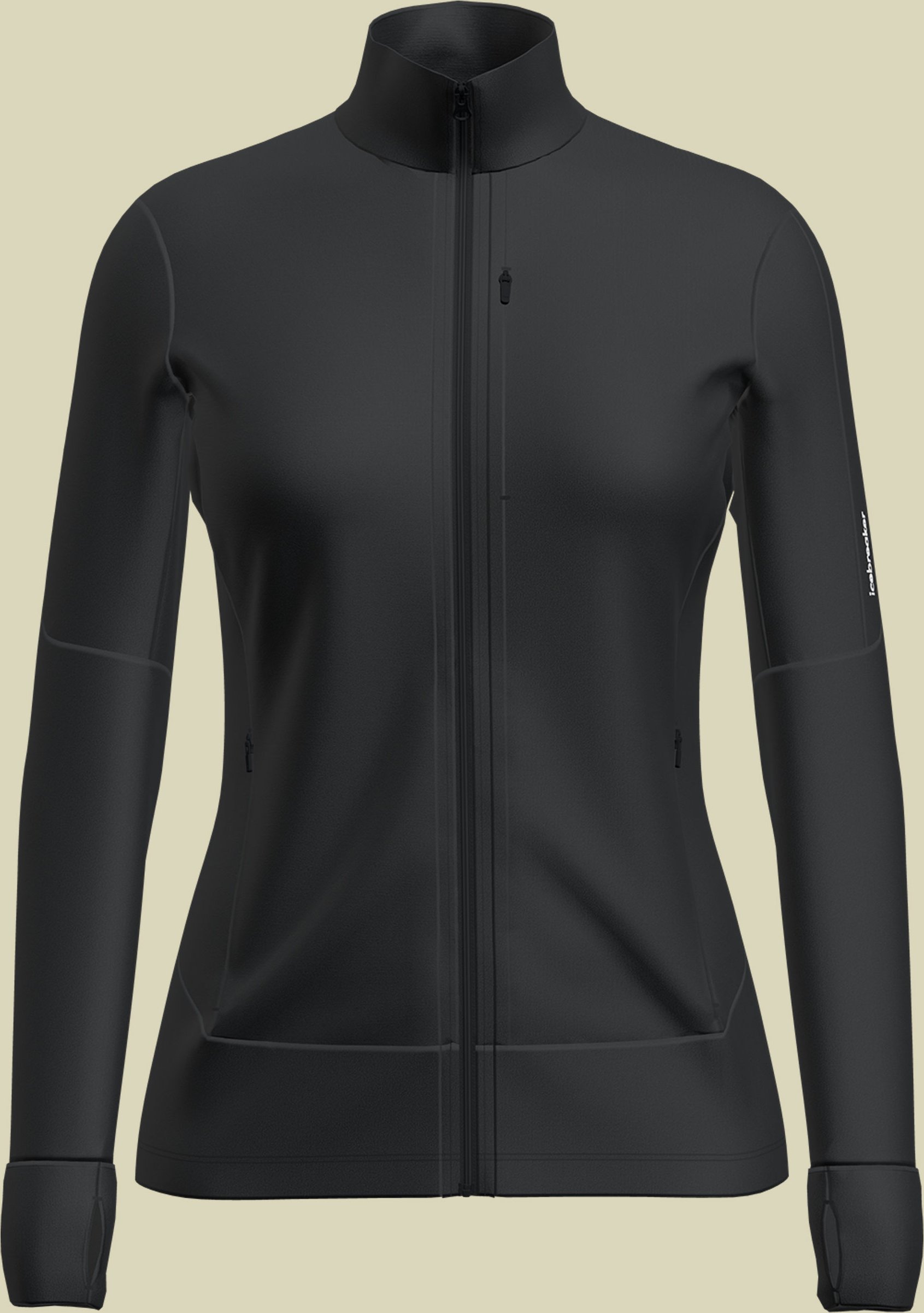 Merino 260 Quantum IV LS Zip Women XL schwarz-1 - black