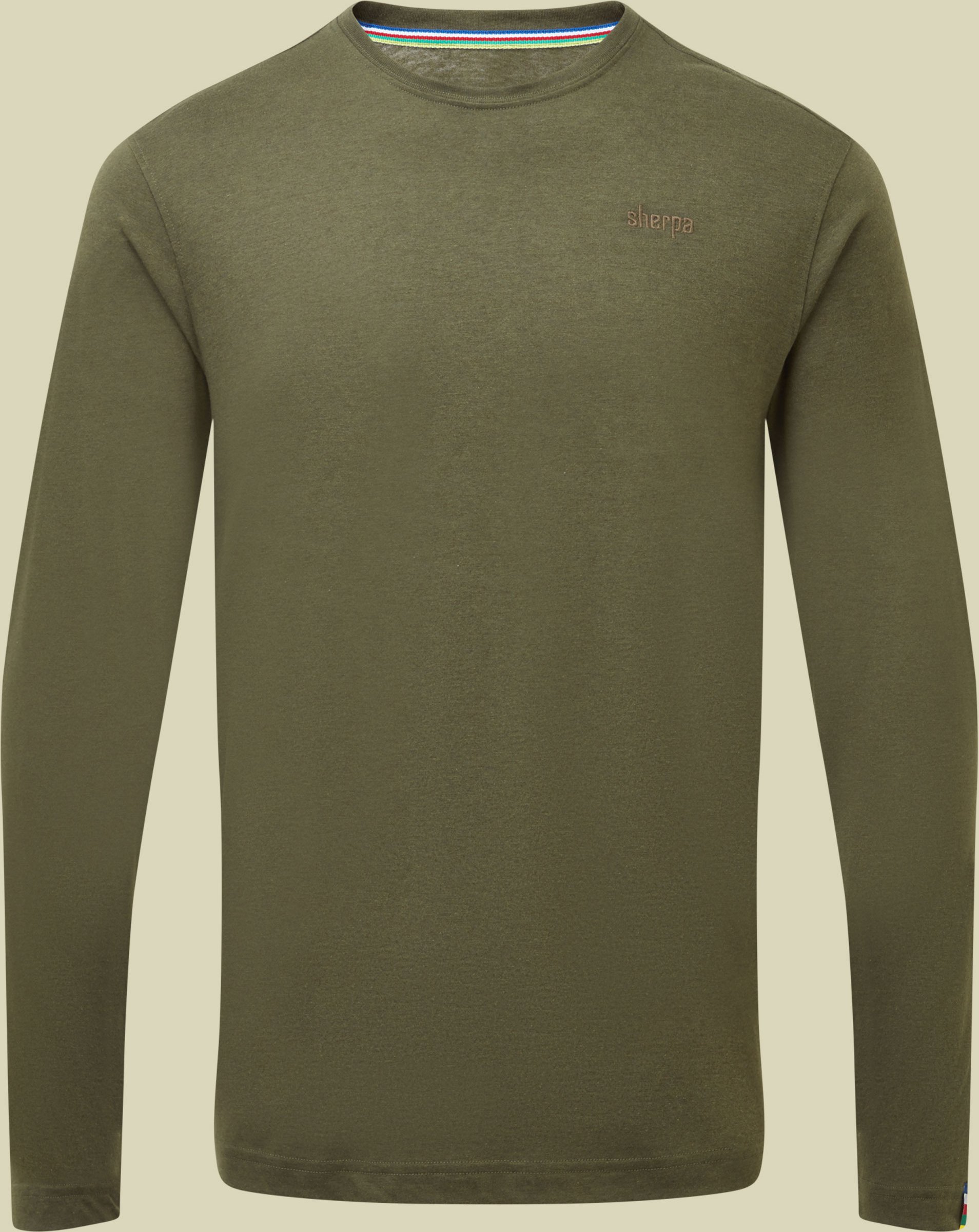 Bali L/S Crew Men M grün - Farbe evergreen