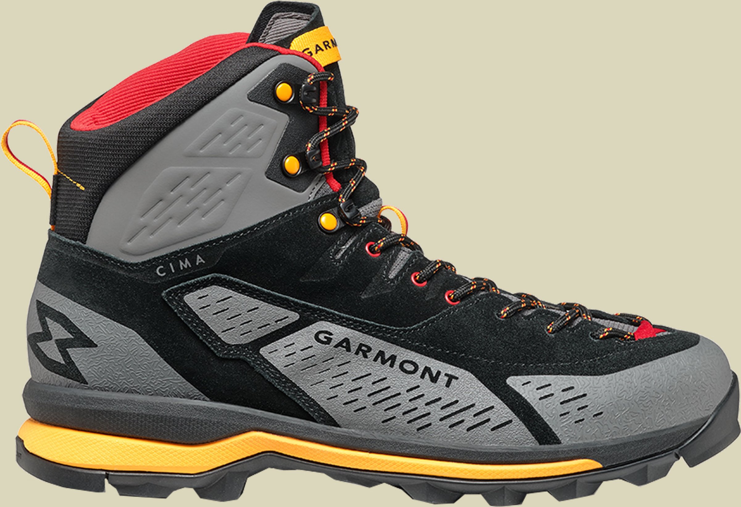 Cima WP Men UK 8,5 schwarz - Farbe black / garmont orange