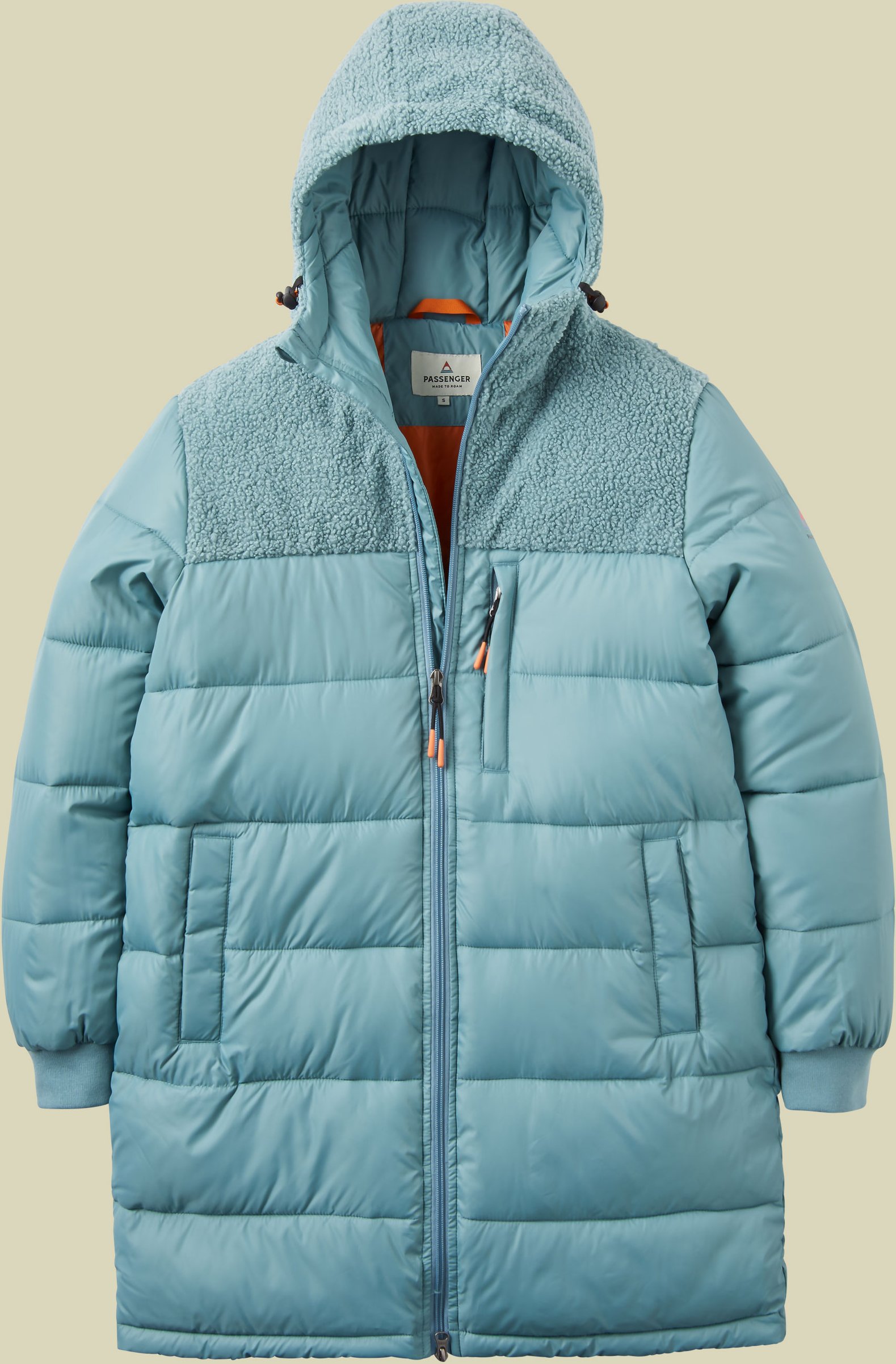 Elowen Hooded Recycled Insulated Jacket Women L blau - arctic