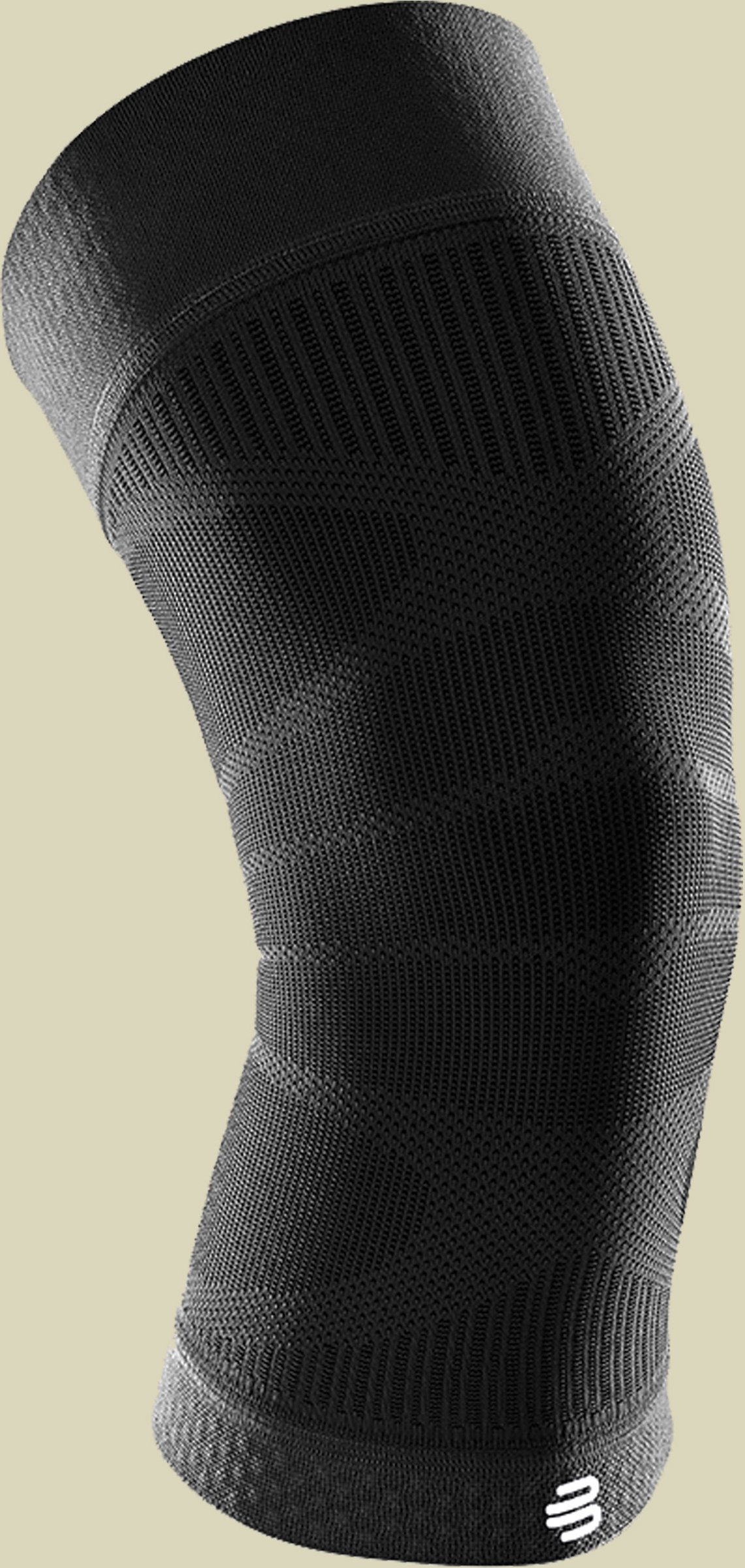 Sports Compression Knee Support XL schwarz - black