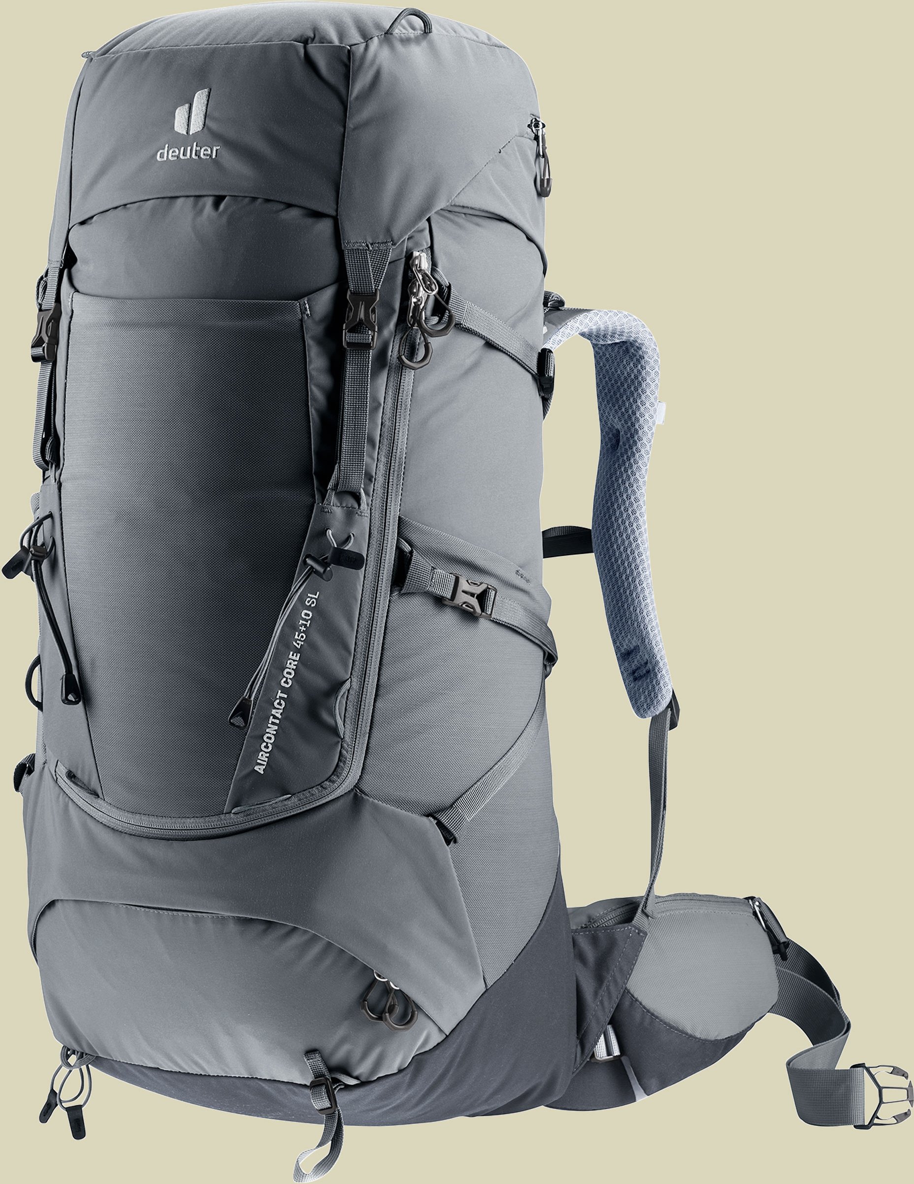 Aircontact Core 45+10 SL Women grau 45 L + 10 L - Farbe graphite-black