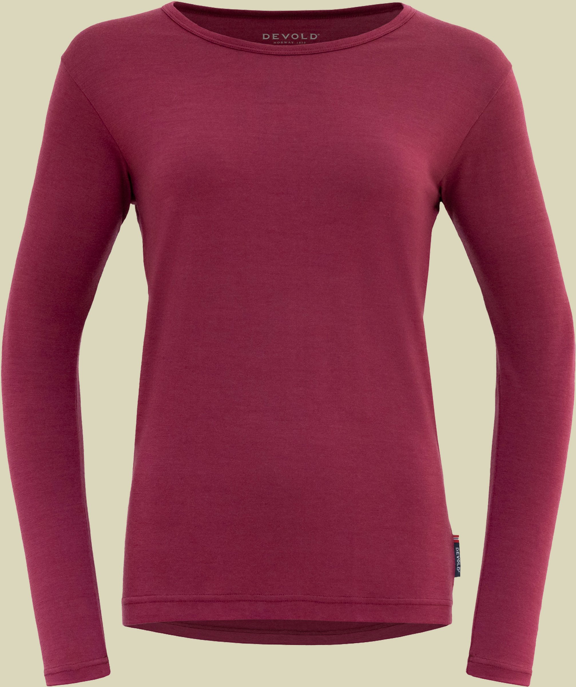 Jakta Merino 200 Shirt Woman rot XL - beetroot