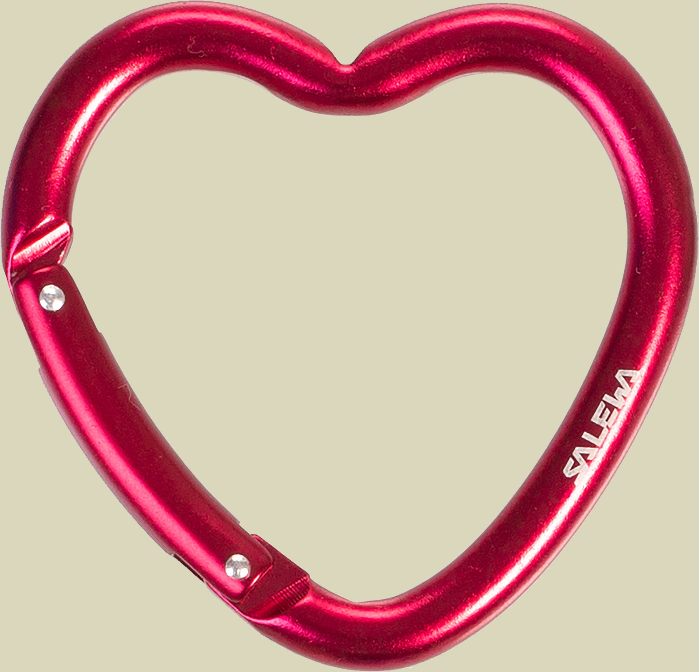 Heart Carabiner Farbe red