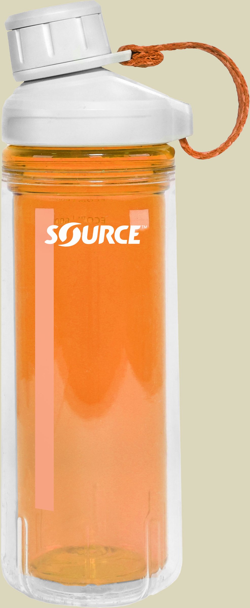 Eco Tritan double wall Volumen 0,6 Farbe amber orange