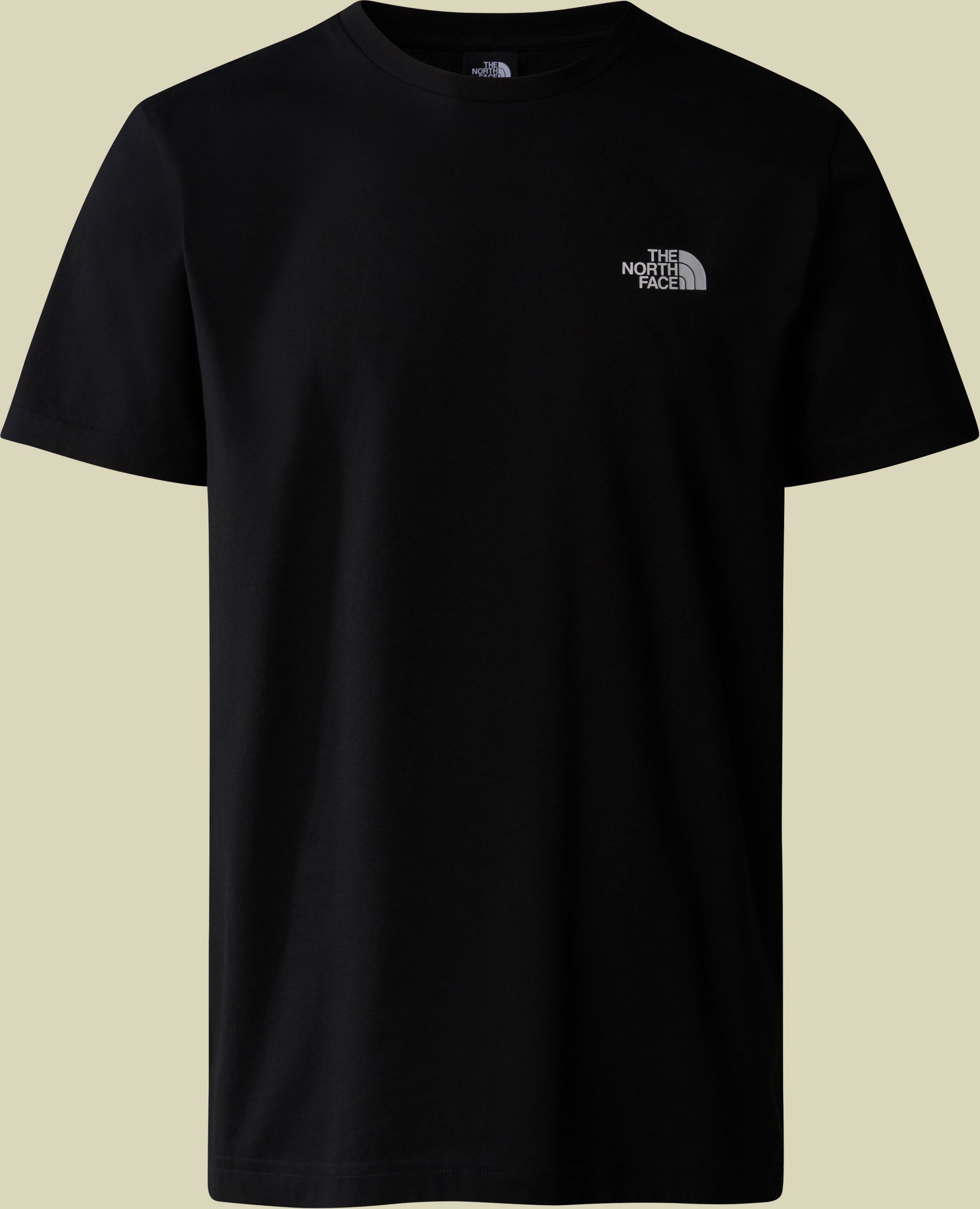 Thumbnail - S/S Simple Dome Tee Men S schwarz - TNF black