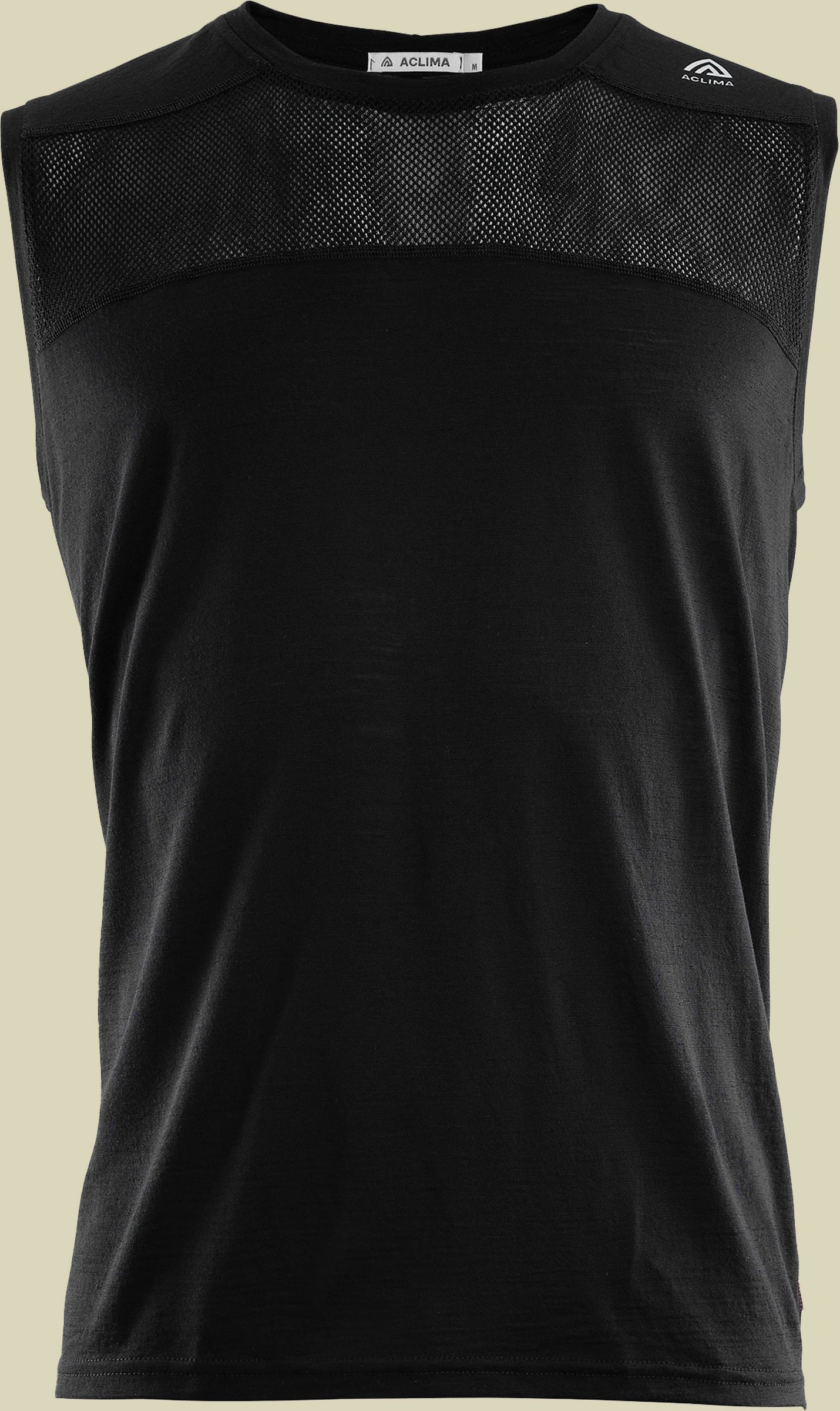 LightWool Sports Singlet Men Größe M Farbe jet black