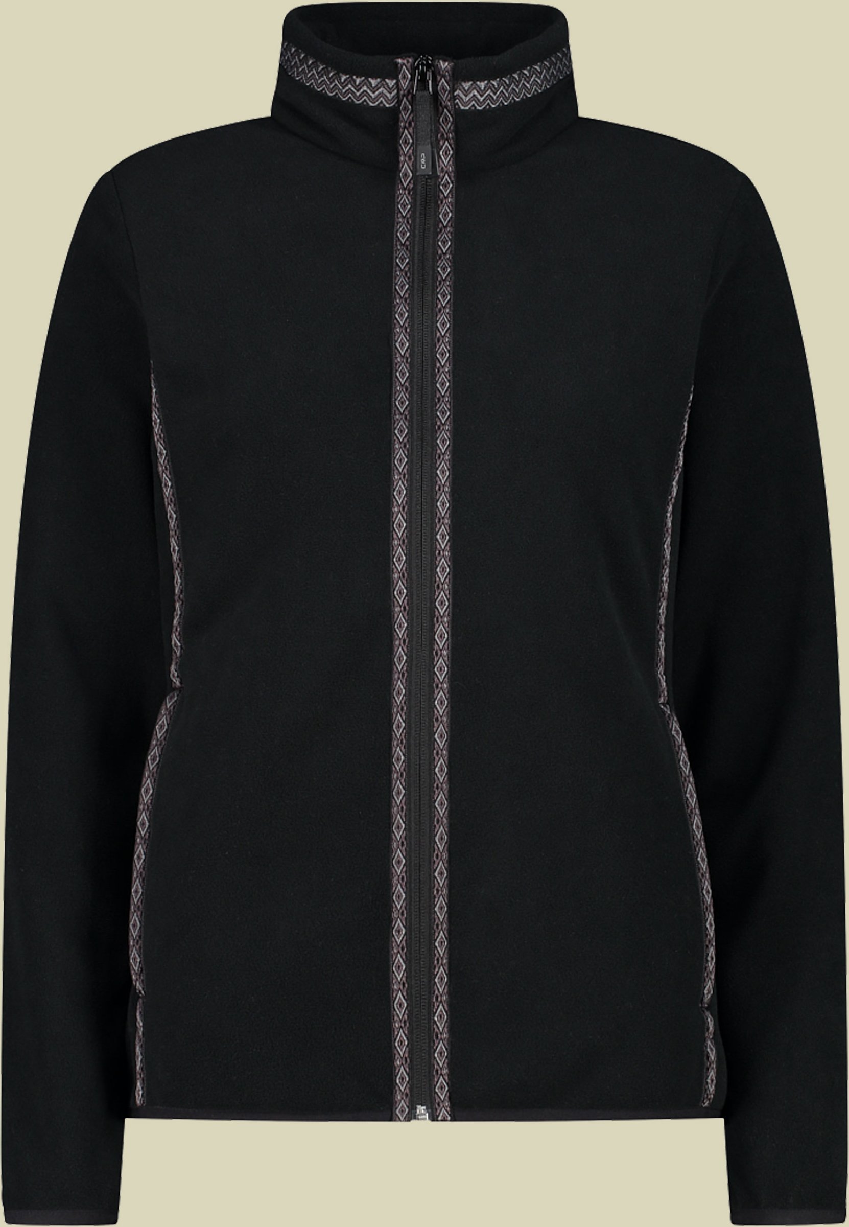 Woman Jacket Arctic Fleece 46 schwarz - Farbe black