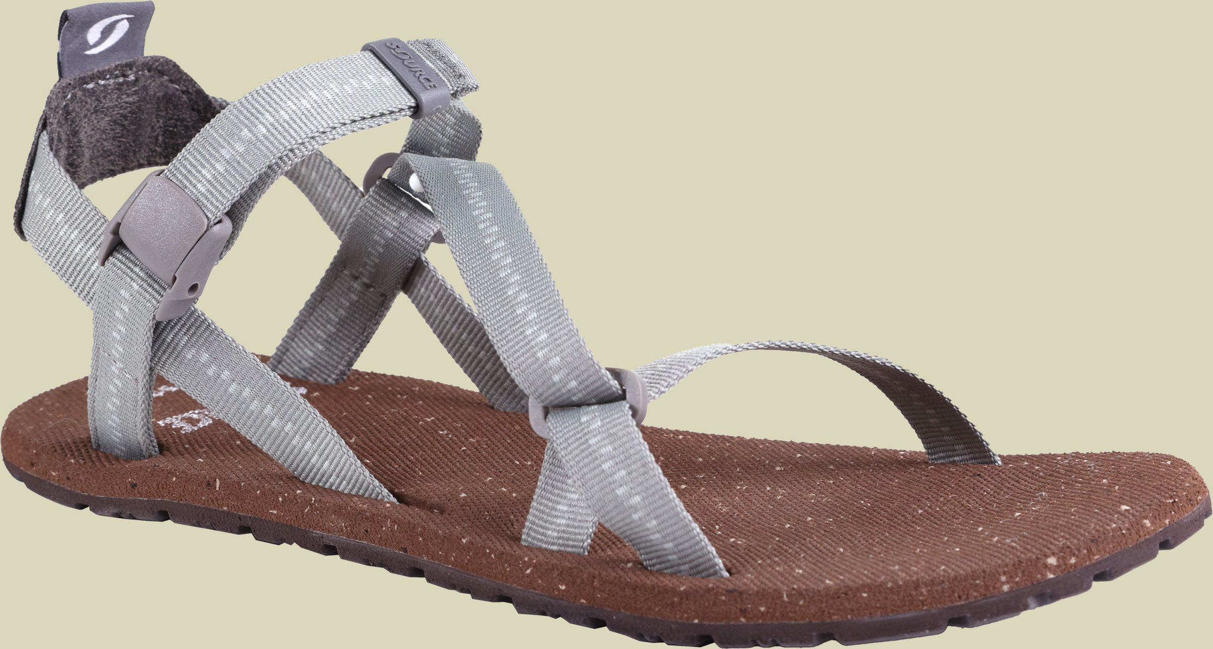 Solo Slim Unisex grau 40 - Farbe granit grey | footbed brown