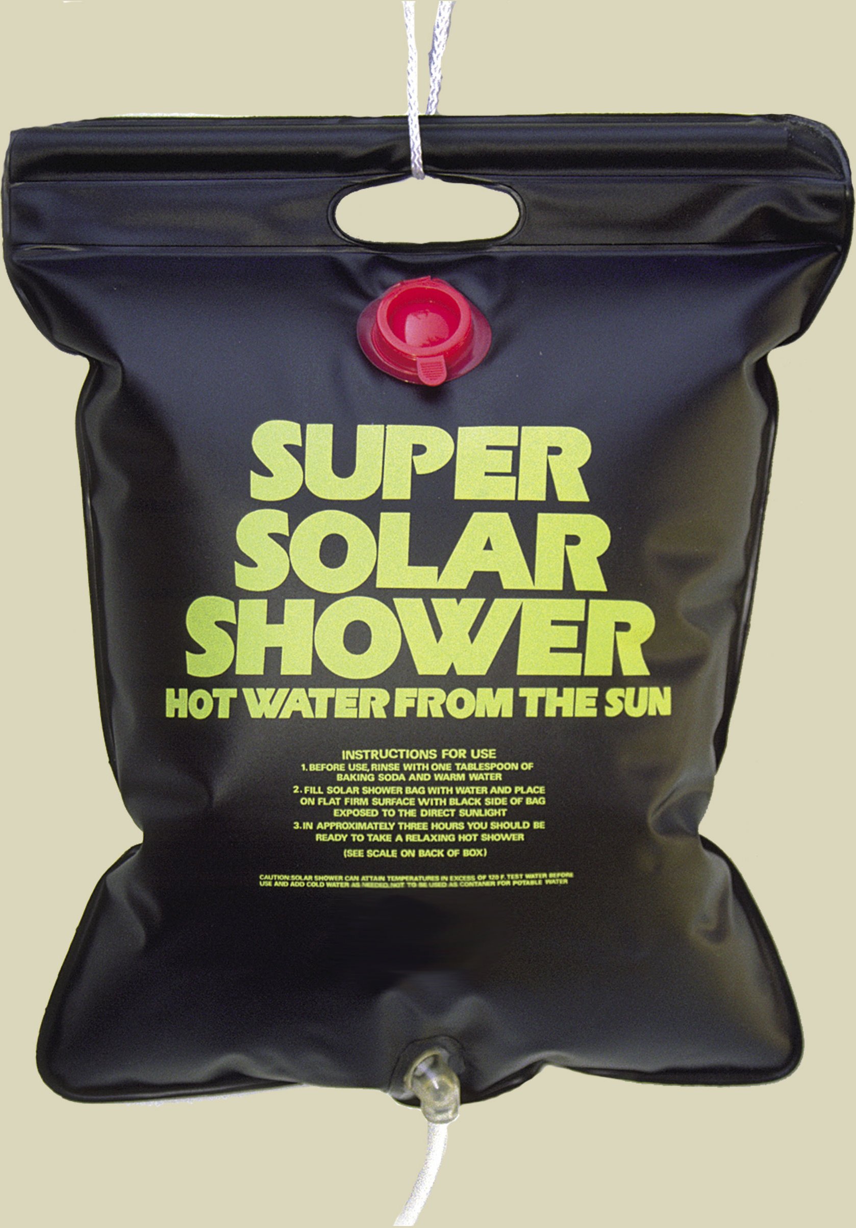 Solardusche rollbar Volumen 20 Farbe schwarz