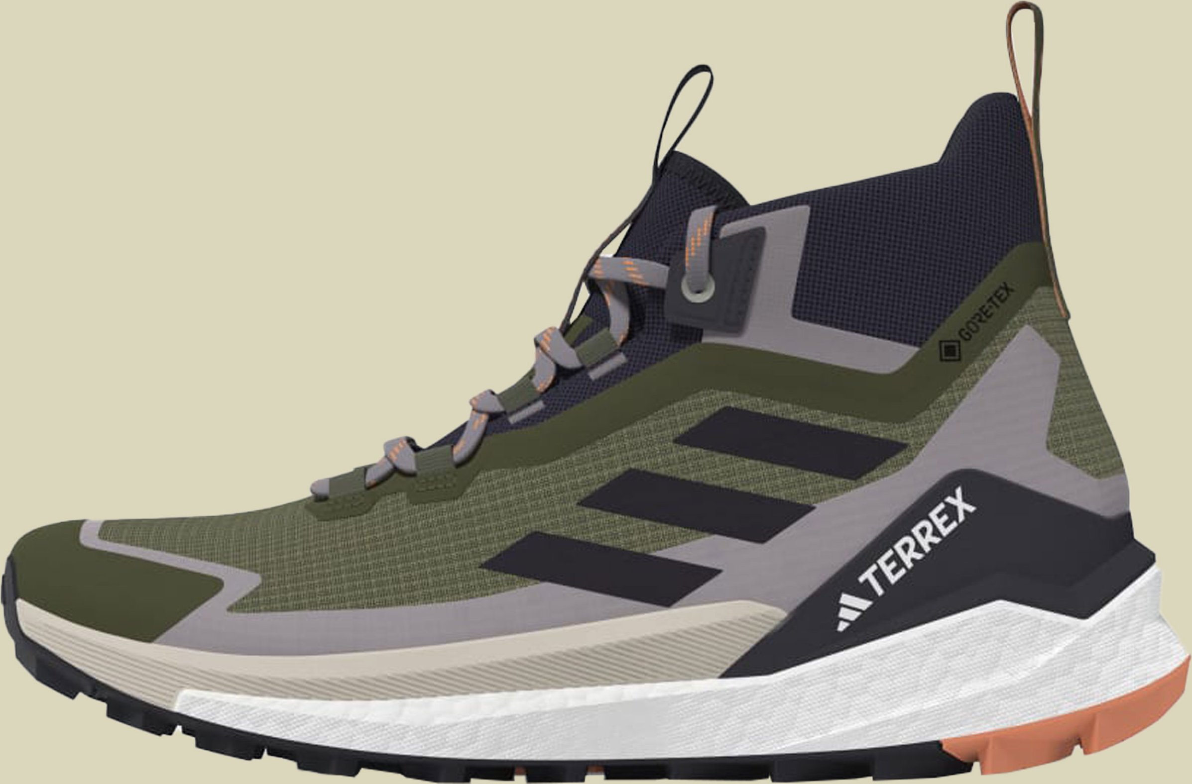 Terrex Free Hiker 2 GTX Women mehrfarbig UK 7,5 - olive strata/aurora black/amber tint