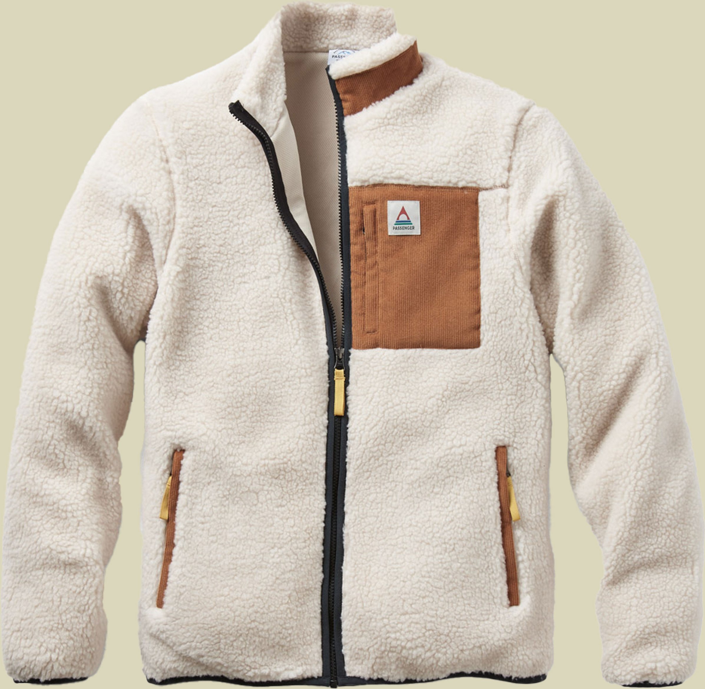 Trekker Recycled Deep-Pile Sherpa Fleece Men XL weiß - warm ivory