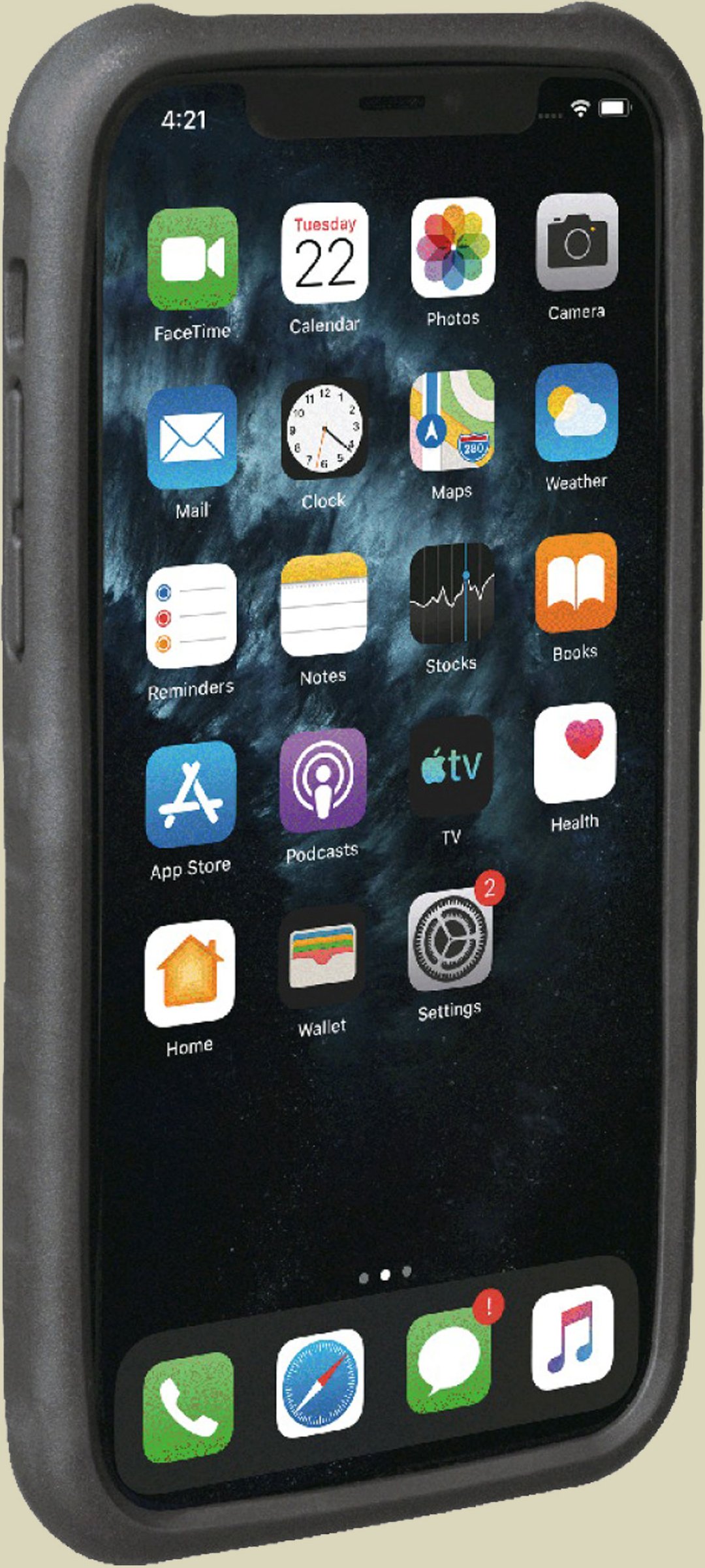 RideCase iPhone 11 Pro ohne Halter Farbe black/gray