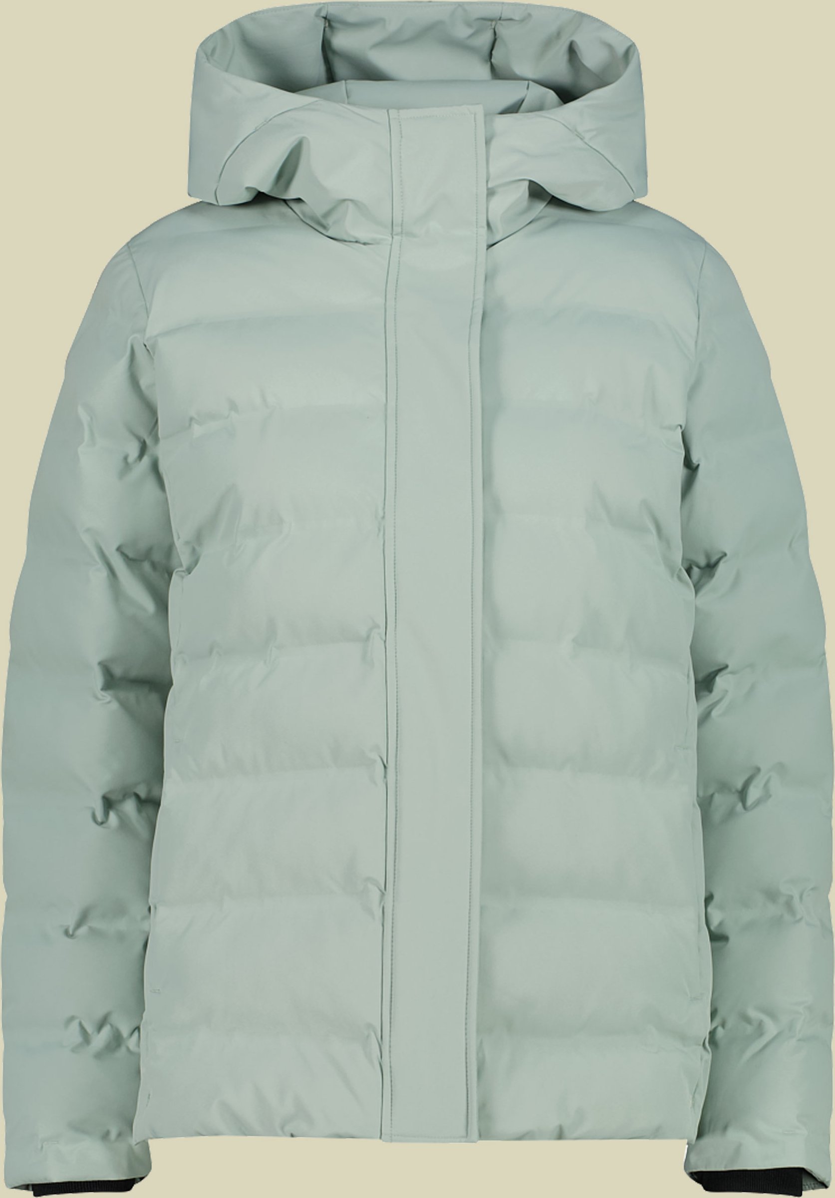 Woman Jacket Fix Hood 44 grün - Farbe jade