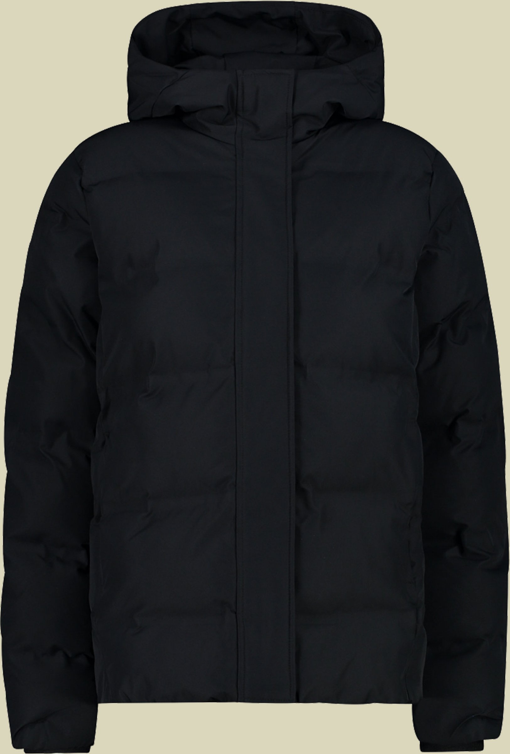 Woman Jacket Fix Hood 40 schwarz - Farbe black