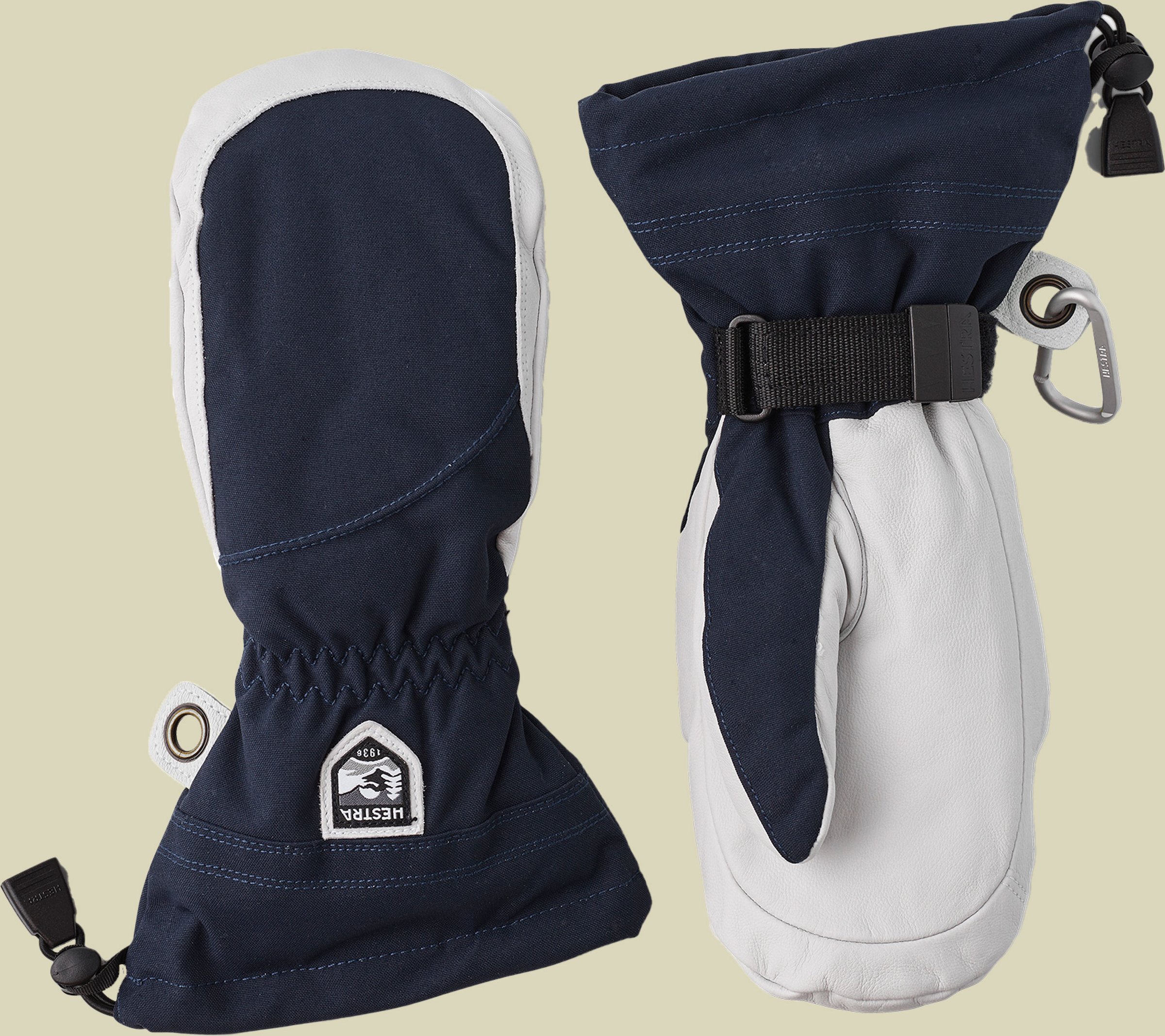Heli Ski Female Mitt blau 8 - navy/offwhite