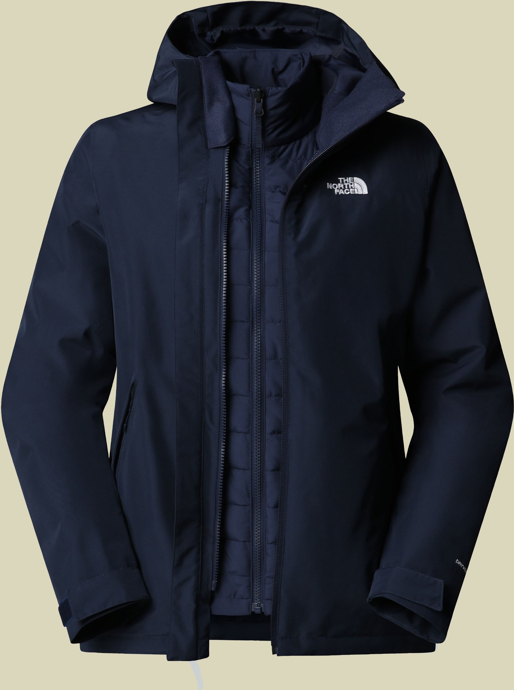 Carto Mono Triclimate Hooded Jacket Women L blau - summit navy