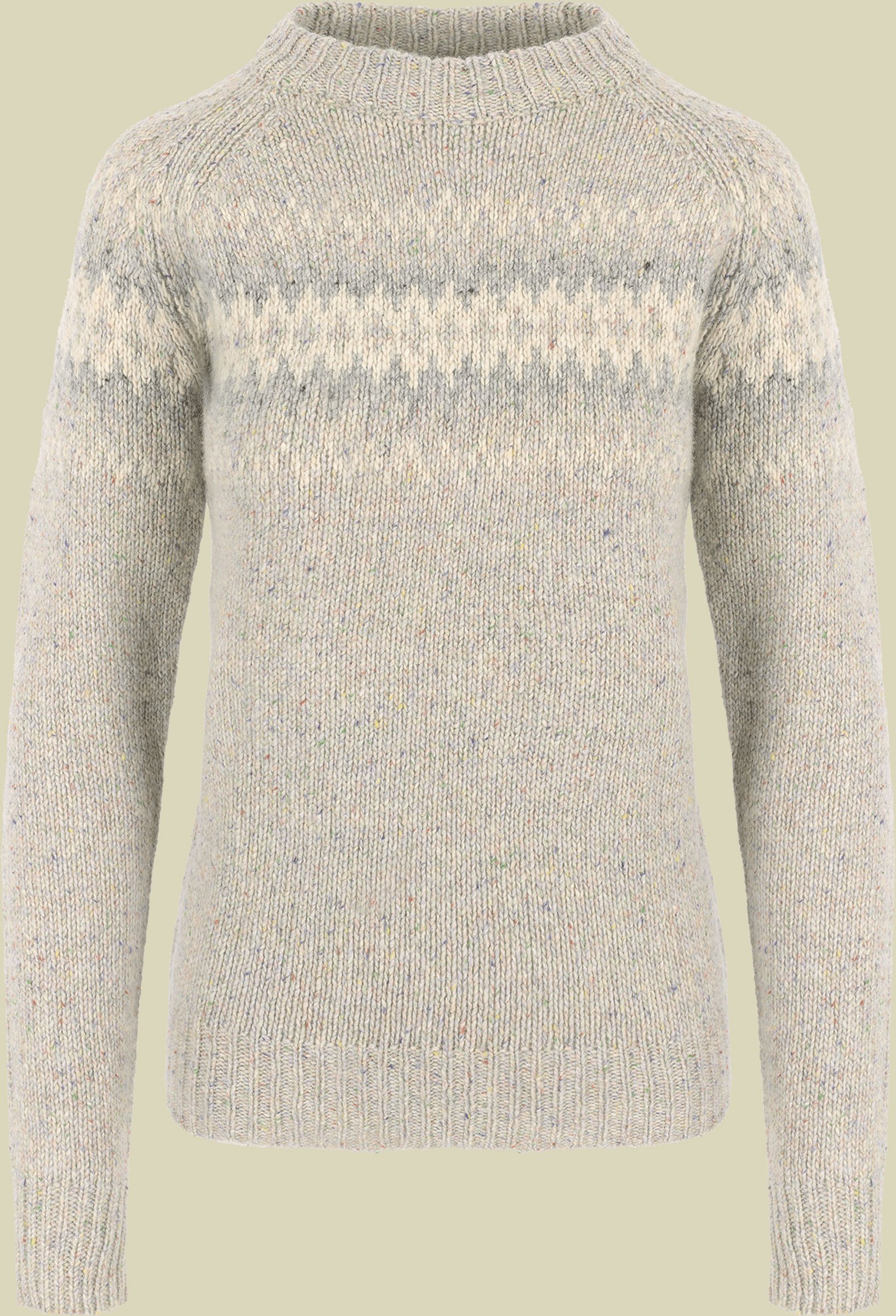 Dumji Crew Sweater Women beige L - Farbe peetho