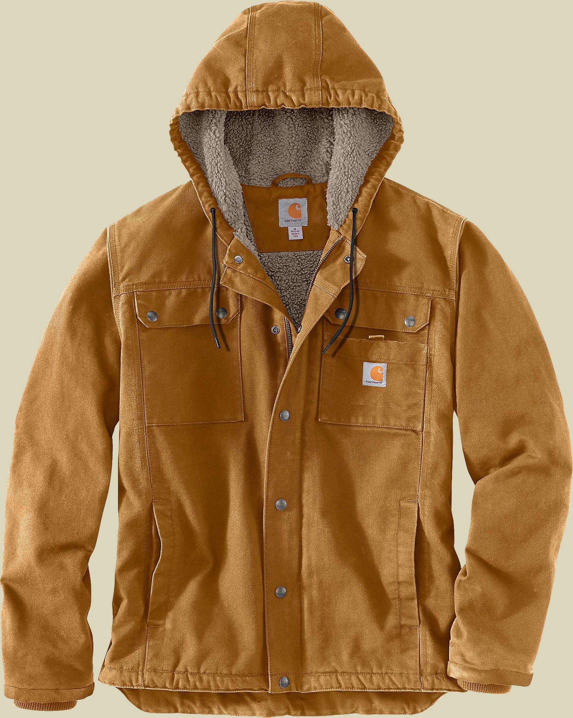 Washed Duck Sherpa-Lined Utility Jacket Men M braun - carhartt brown