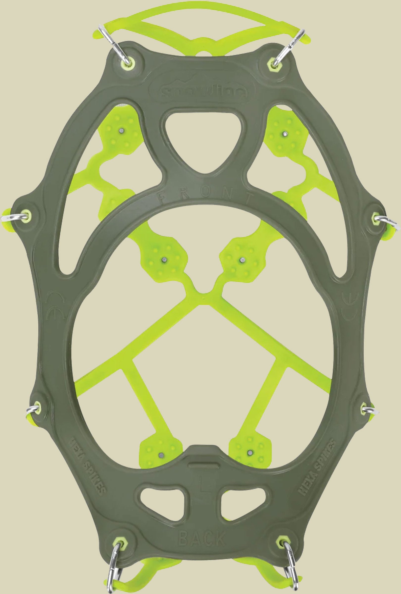 Snowline Spikes Hexa S grün - oliv