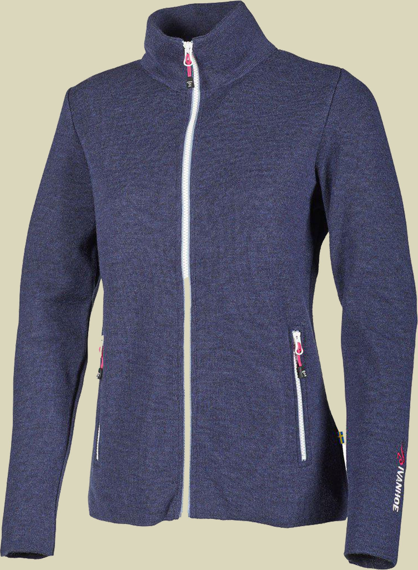 Hedda Full Zip Women Größe 44 Farbe steelblue