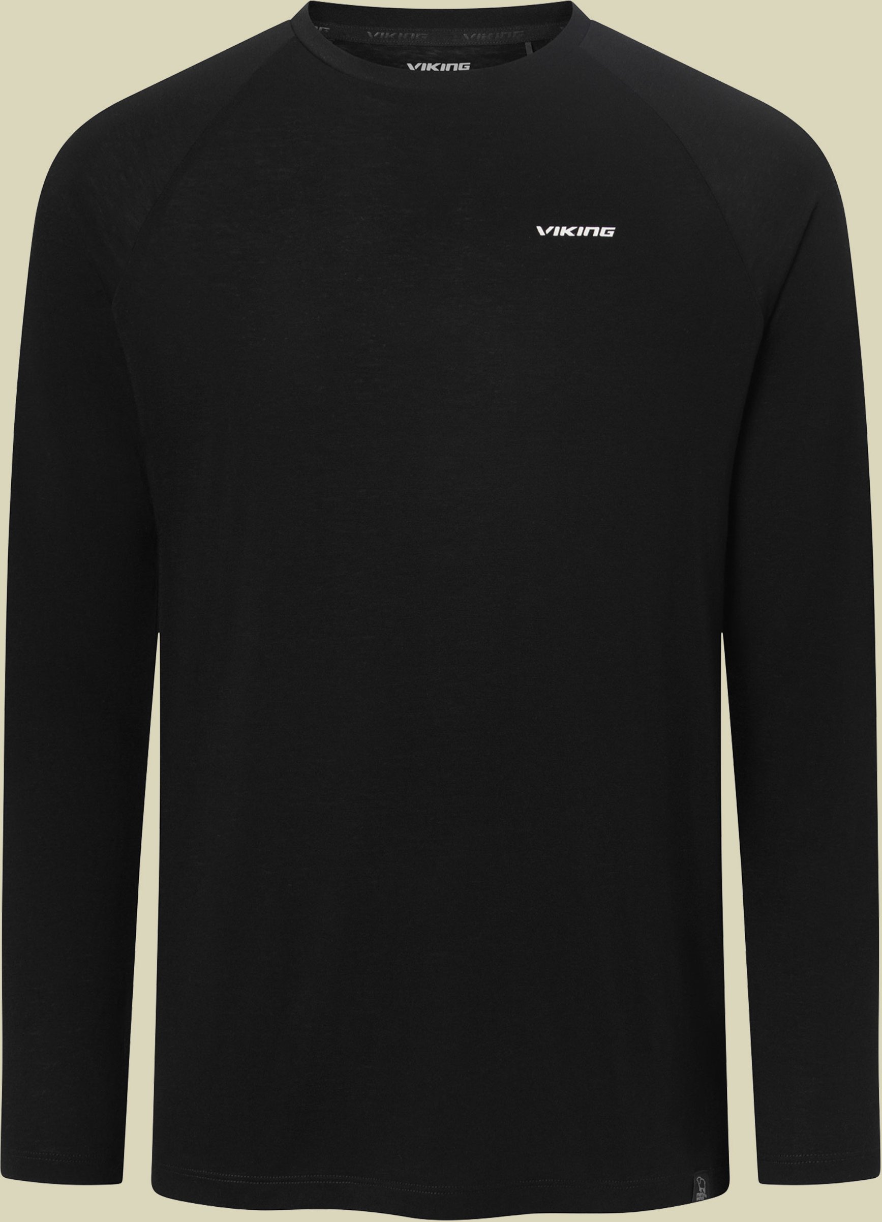 Thumbnail - Longsleeve Andali Man XXL schwarz - Farbe black/light grey