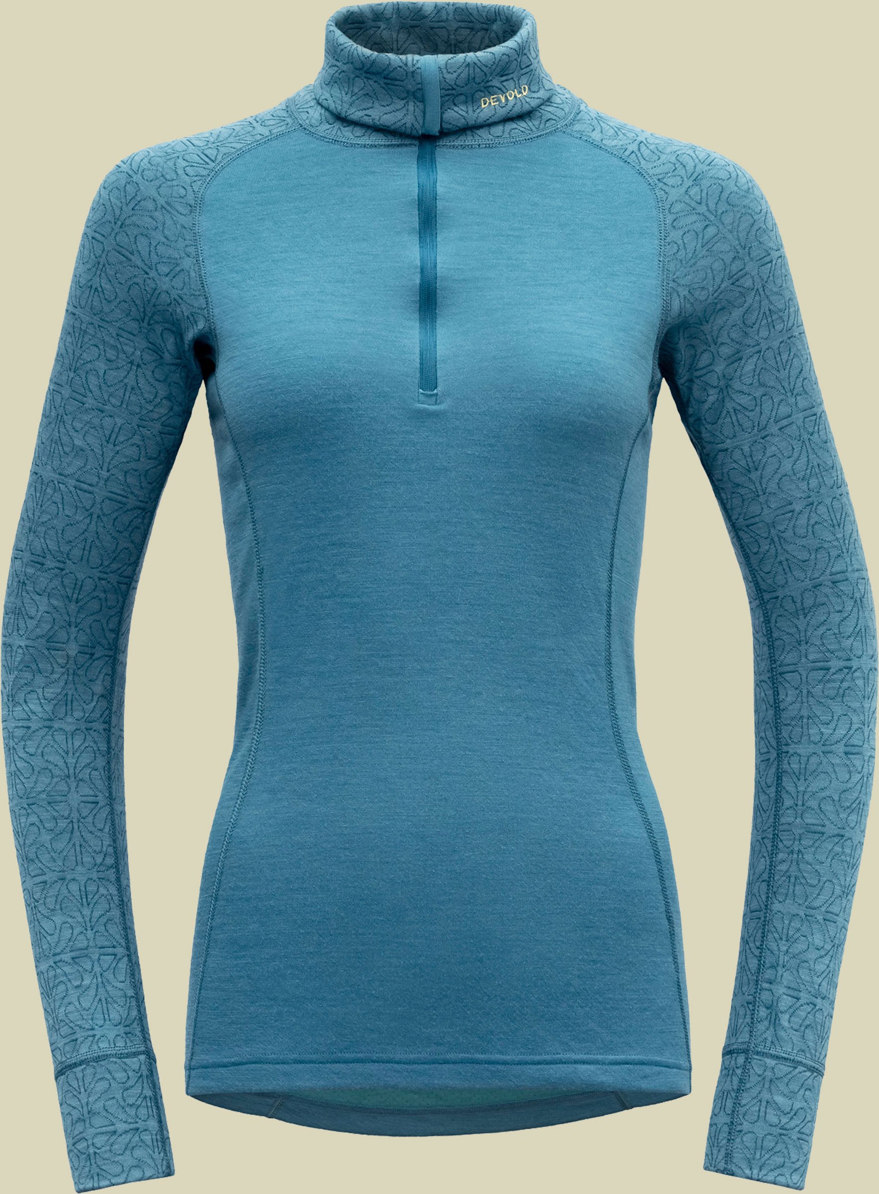 Duo Active Merino 205 Zip Neck Woman Größe XL Farbe moon