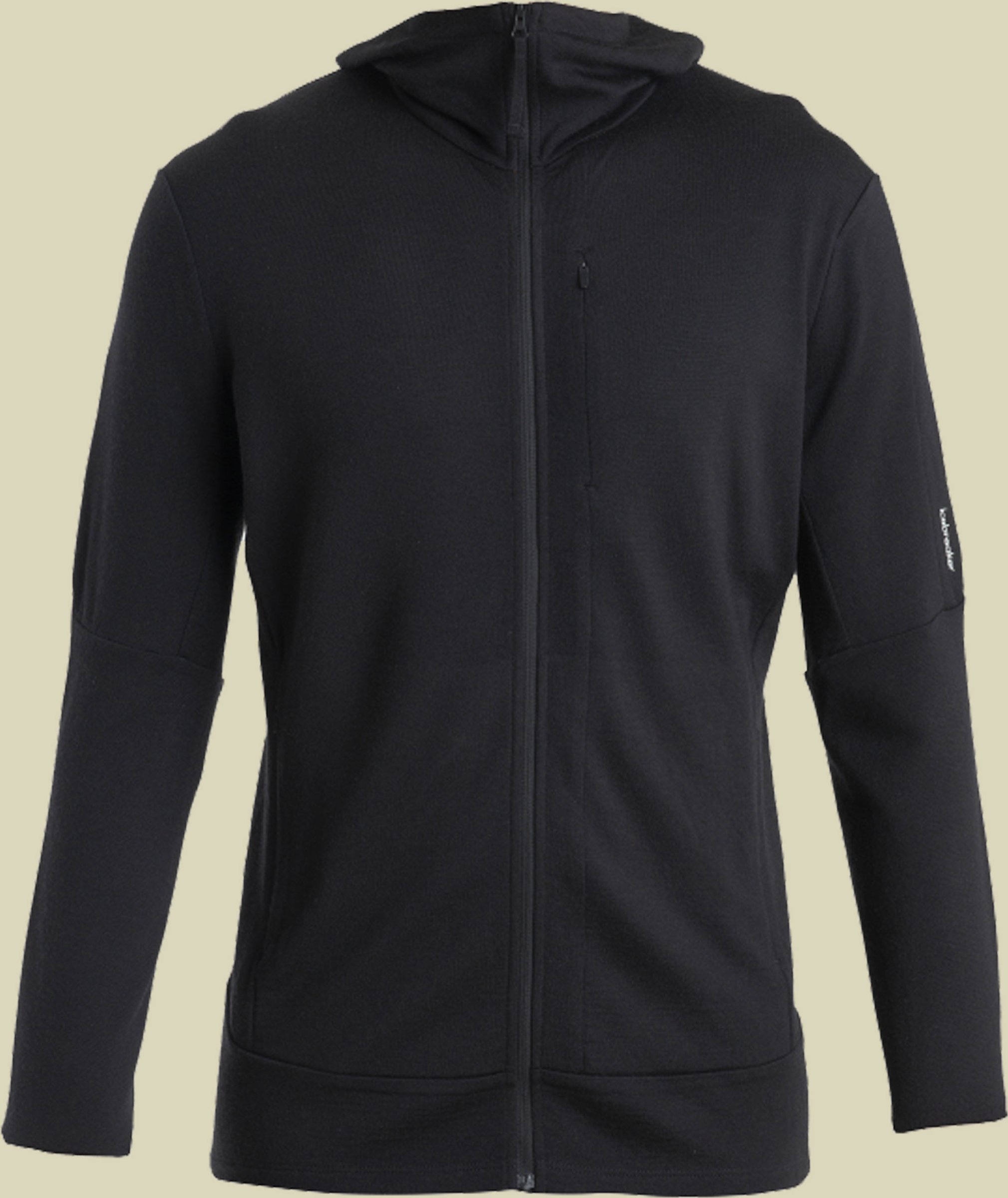 Merino 260 Quantum IV LS Zip Hoodie Men L schwarz - black