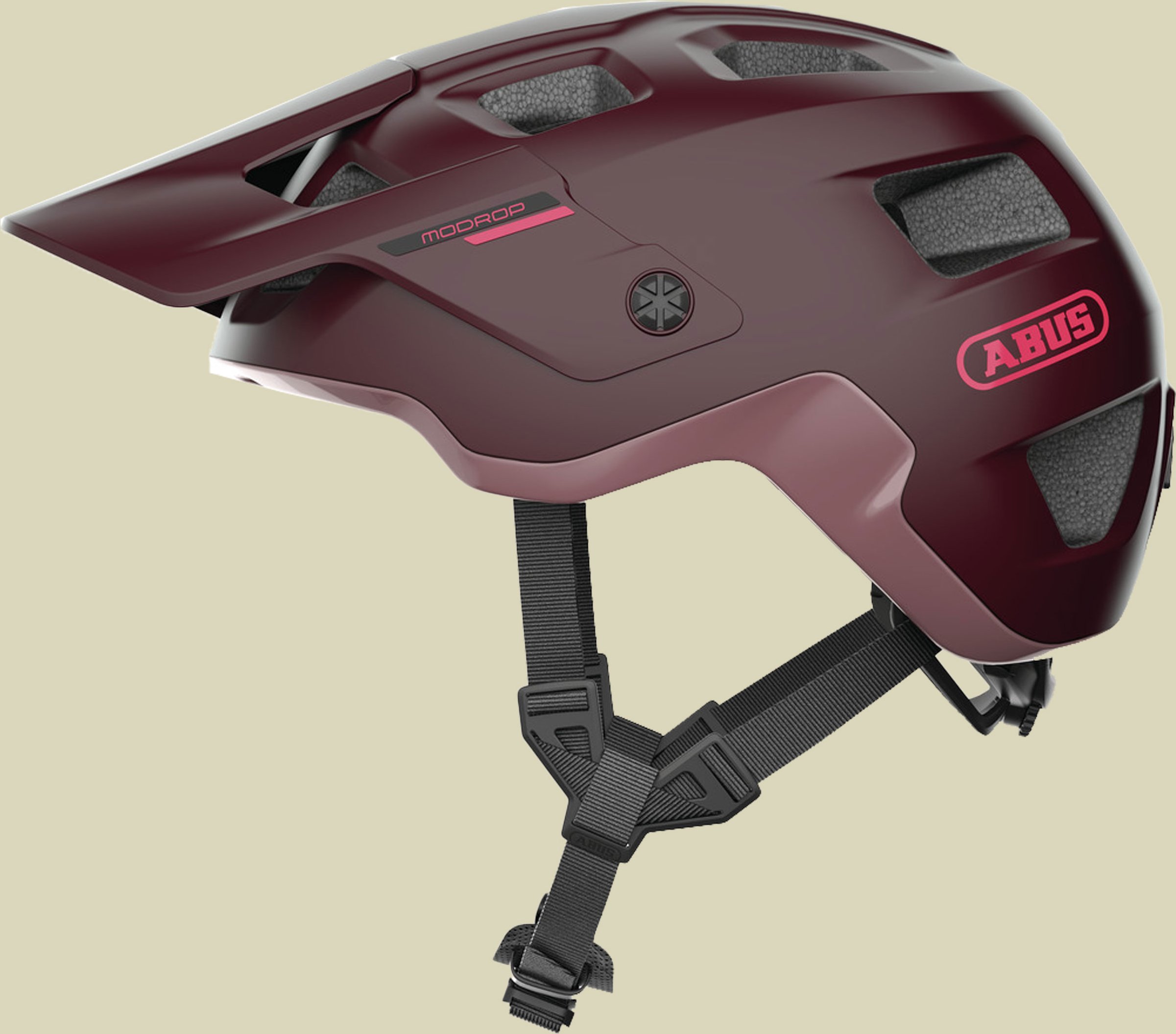 MoDrop Kopfumfang M 54-58 cm Farbe wildberry red