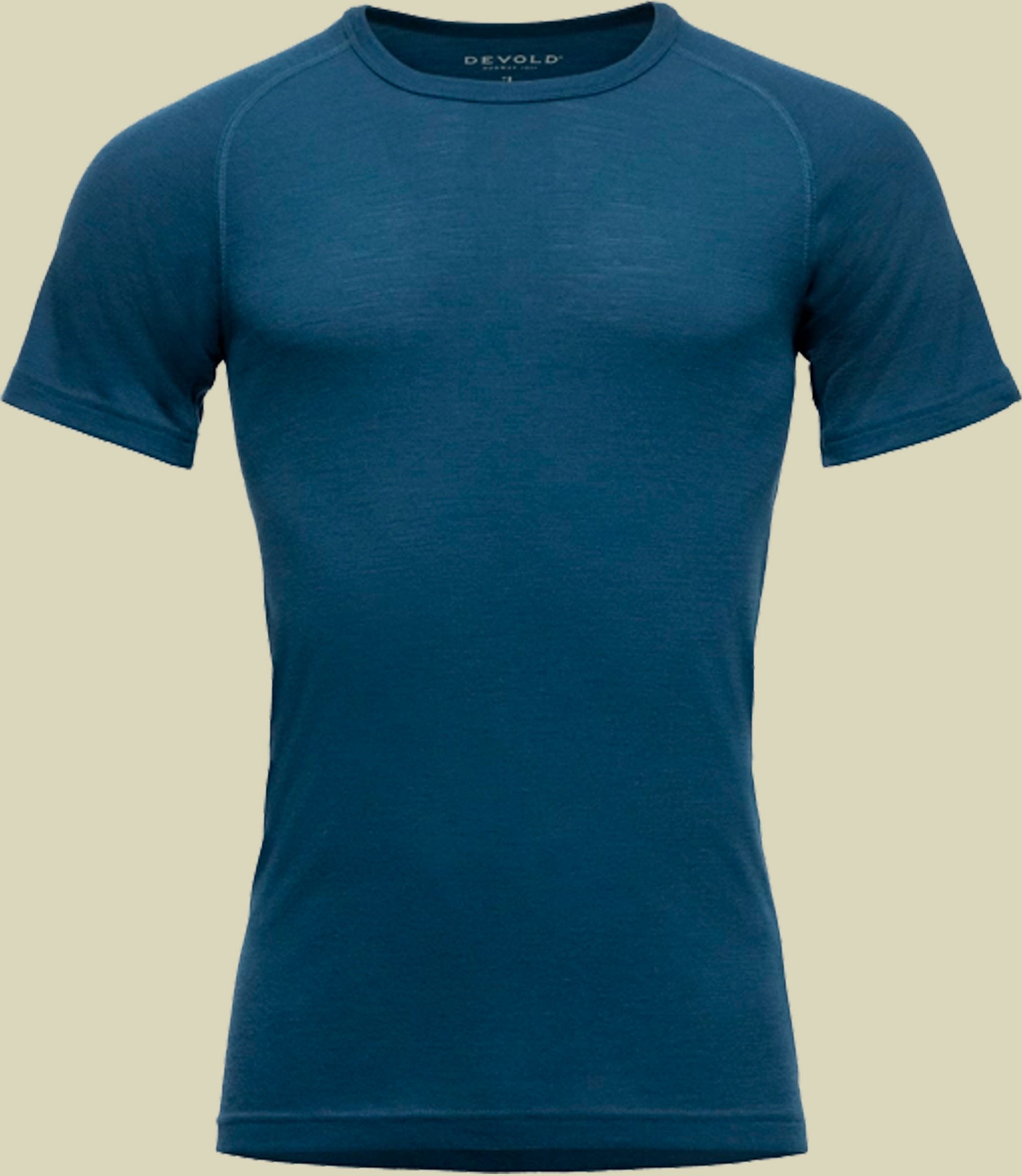 Lauparen Merino 190 Base Tee Man L blau - flood