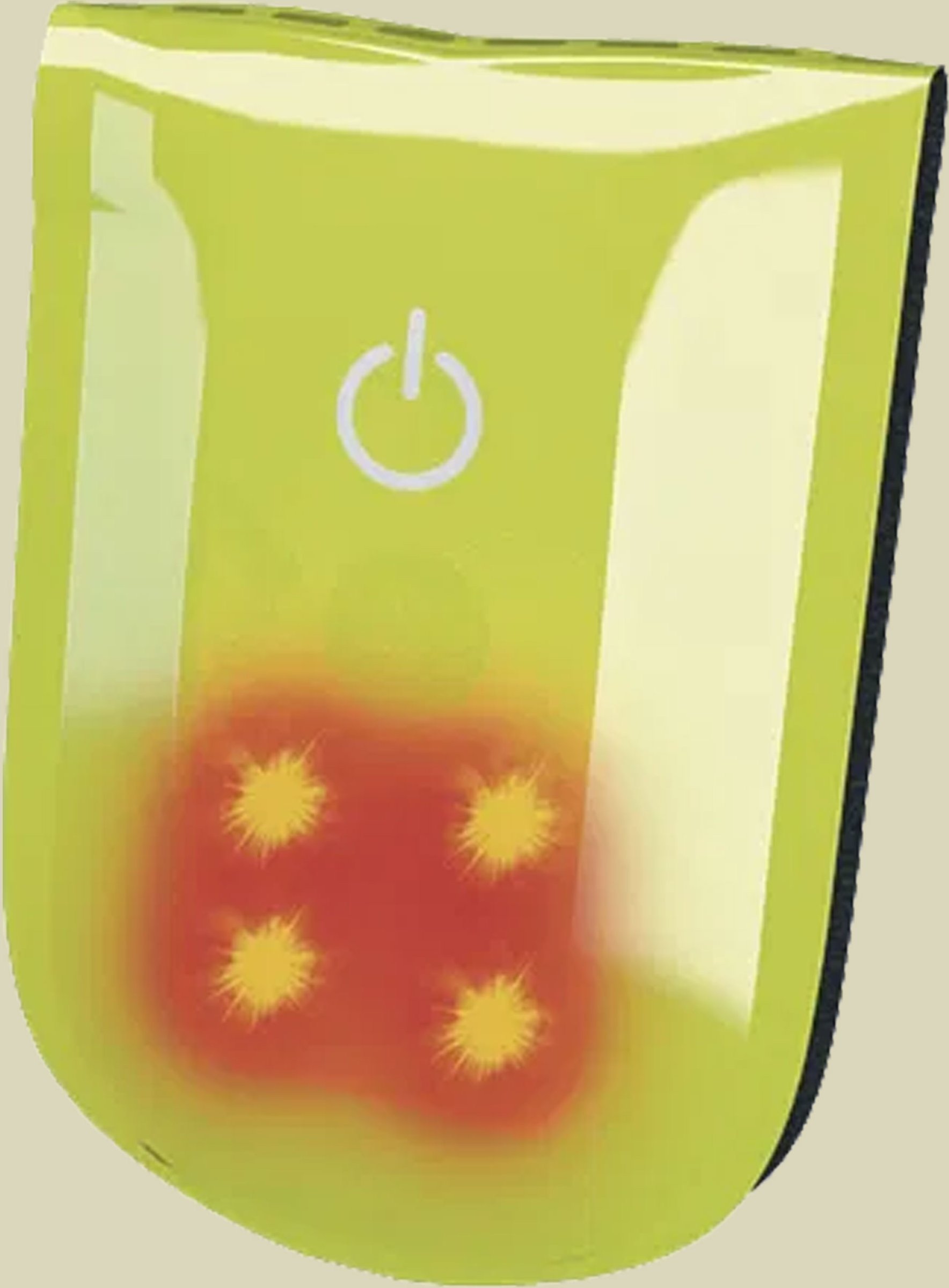 LED Reflex-Anhänger Magnet Light one size gelb