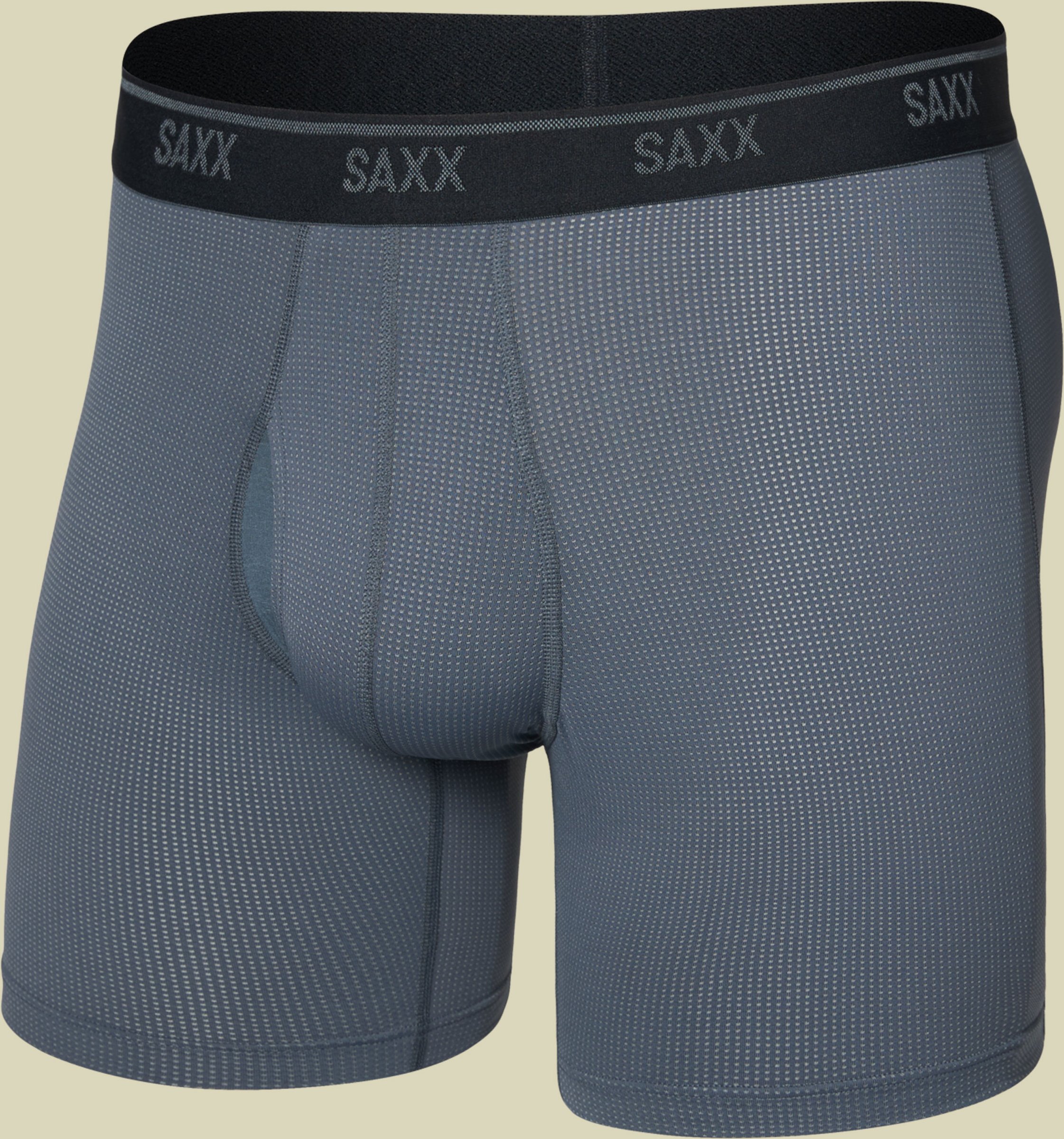 Thumbnail - Quest Quick Dry Mesh Boxer Brief Fly L grau - turbulence