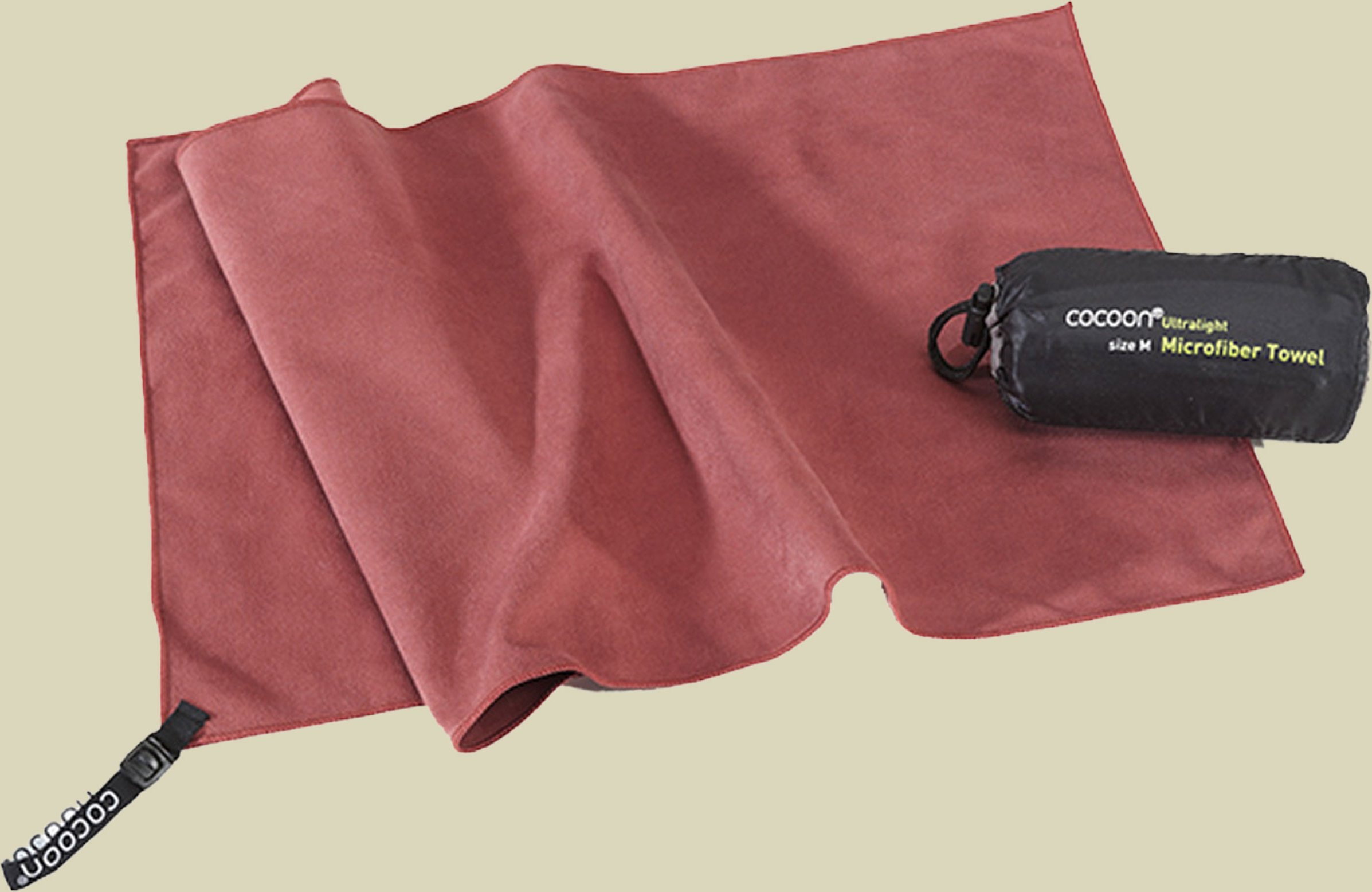 Towel Ultralight Größe x-large Farbe marsala red
