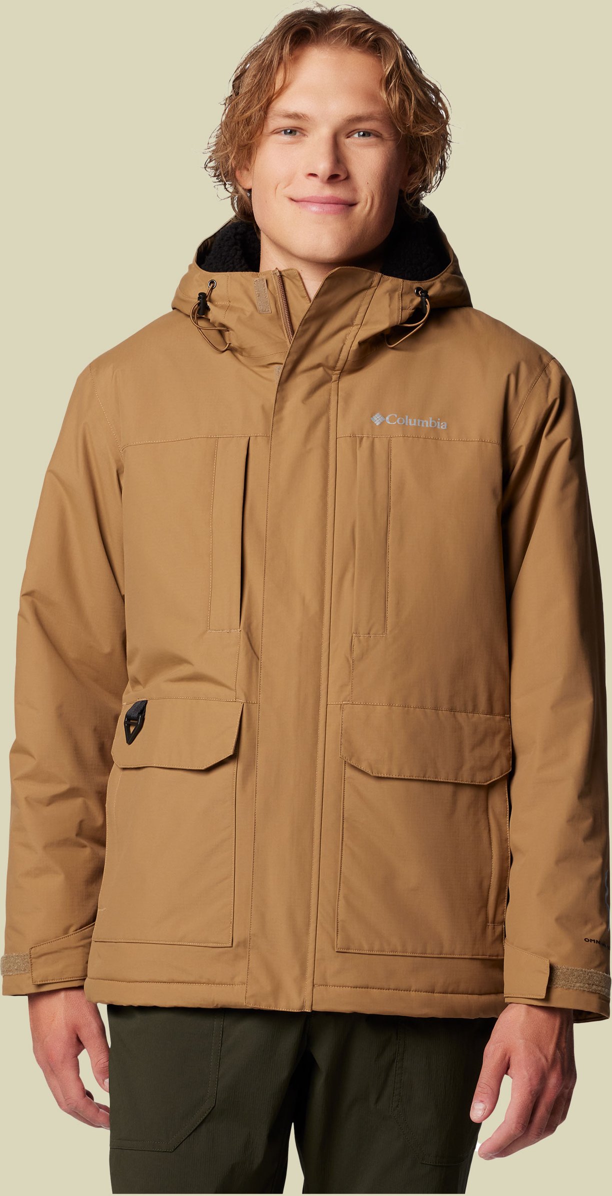 Landroamer Sherpa Lined Jacket Men L braun - Farbe delta