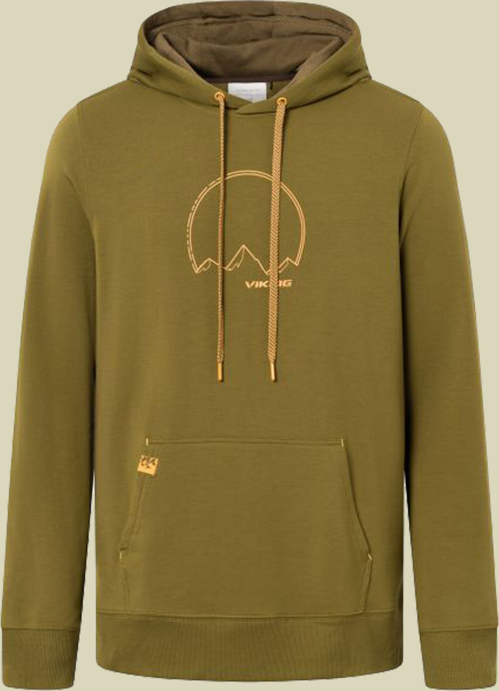 Midlayer Panaka Hoodie Bamboo Man L grün - olive