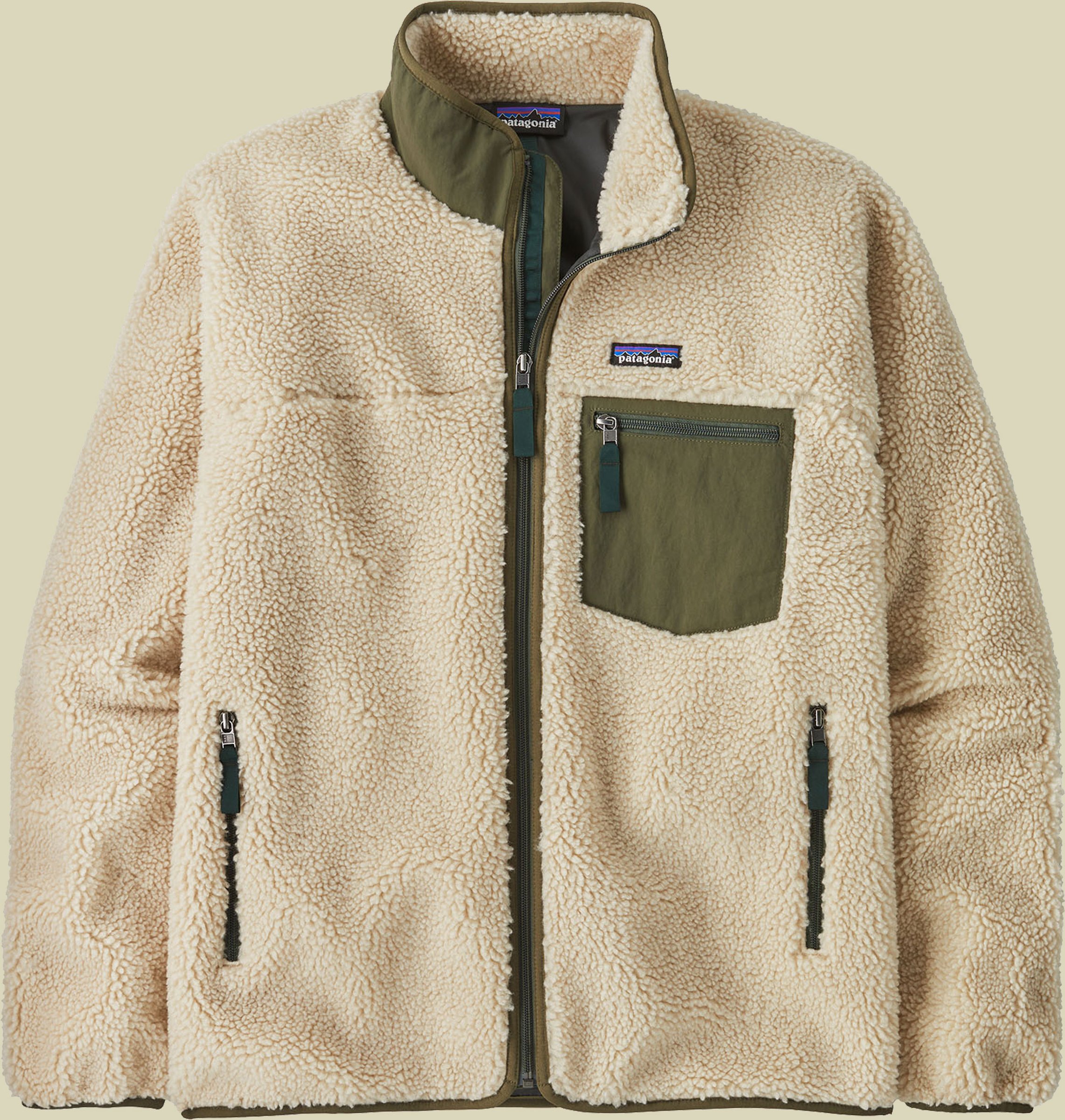 Classic Retro-X Jacket Men beige L - dark natural w/basin green