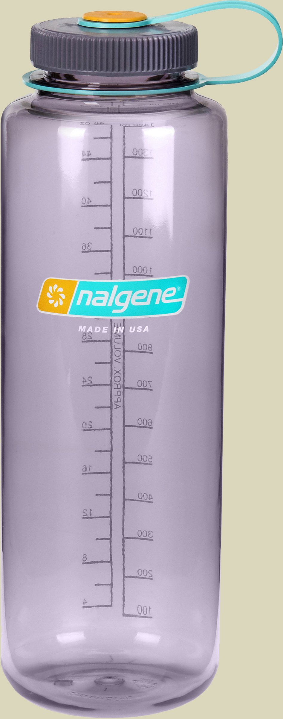 Nalgene Weithalsflasche WH Silo Sustain Volumen 1,5 Farbe aubergine