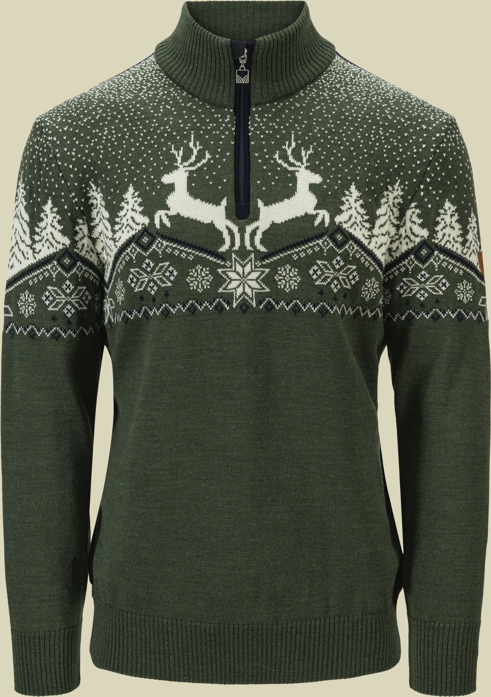 Dale Christmas Sweater Men grün XL - loden/off white/navy