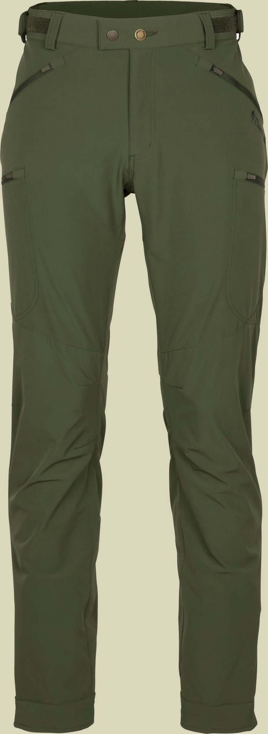 Abisko Light Stretch Trousers Men 52 grün - mossgreen/mossgreen