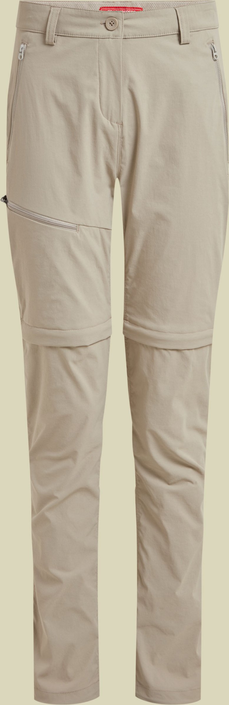 NosiLife Pro Convertible Trousers III Women 40 short beige - soft mushroom (12S)