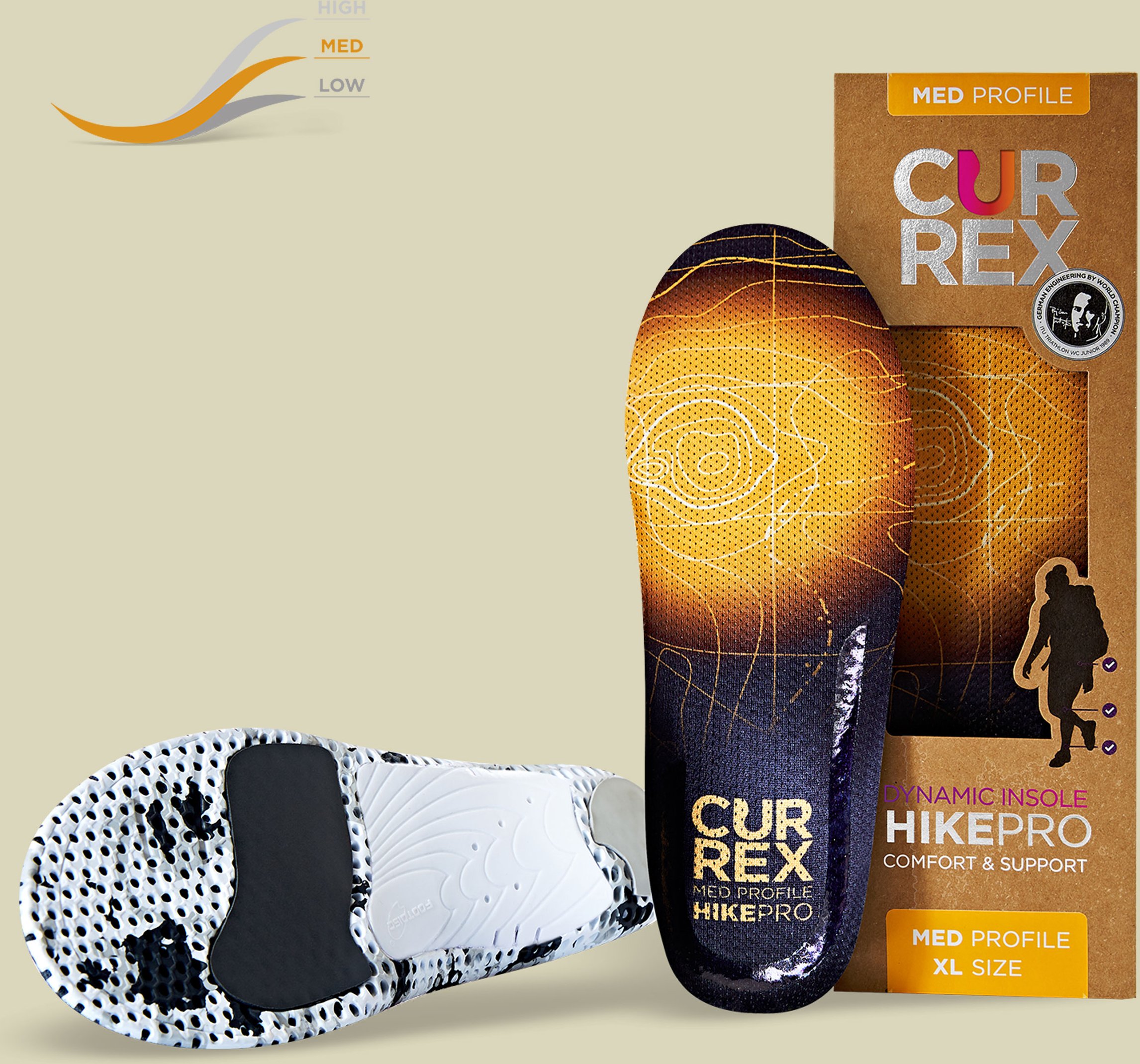 HikePro Med Größe XXL Farbe gelb