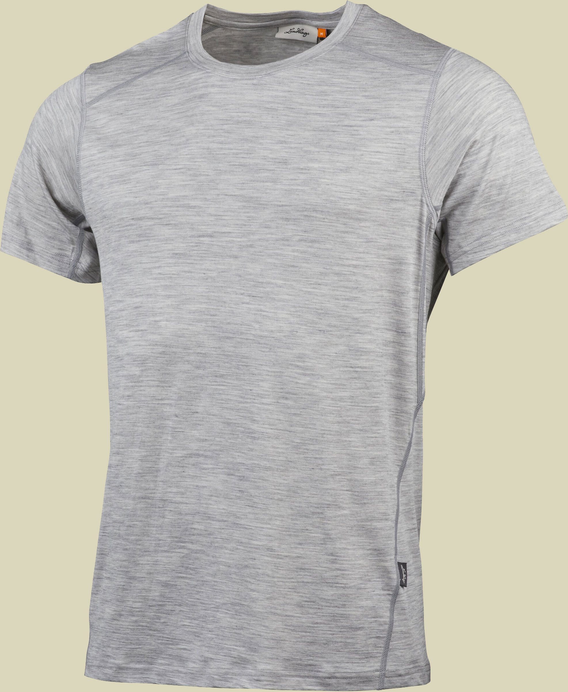Thumbnail - Gimmer Merino LT Tee Men Größe M Farbe light grey