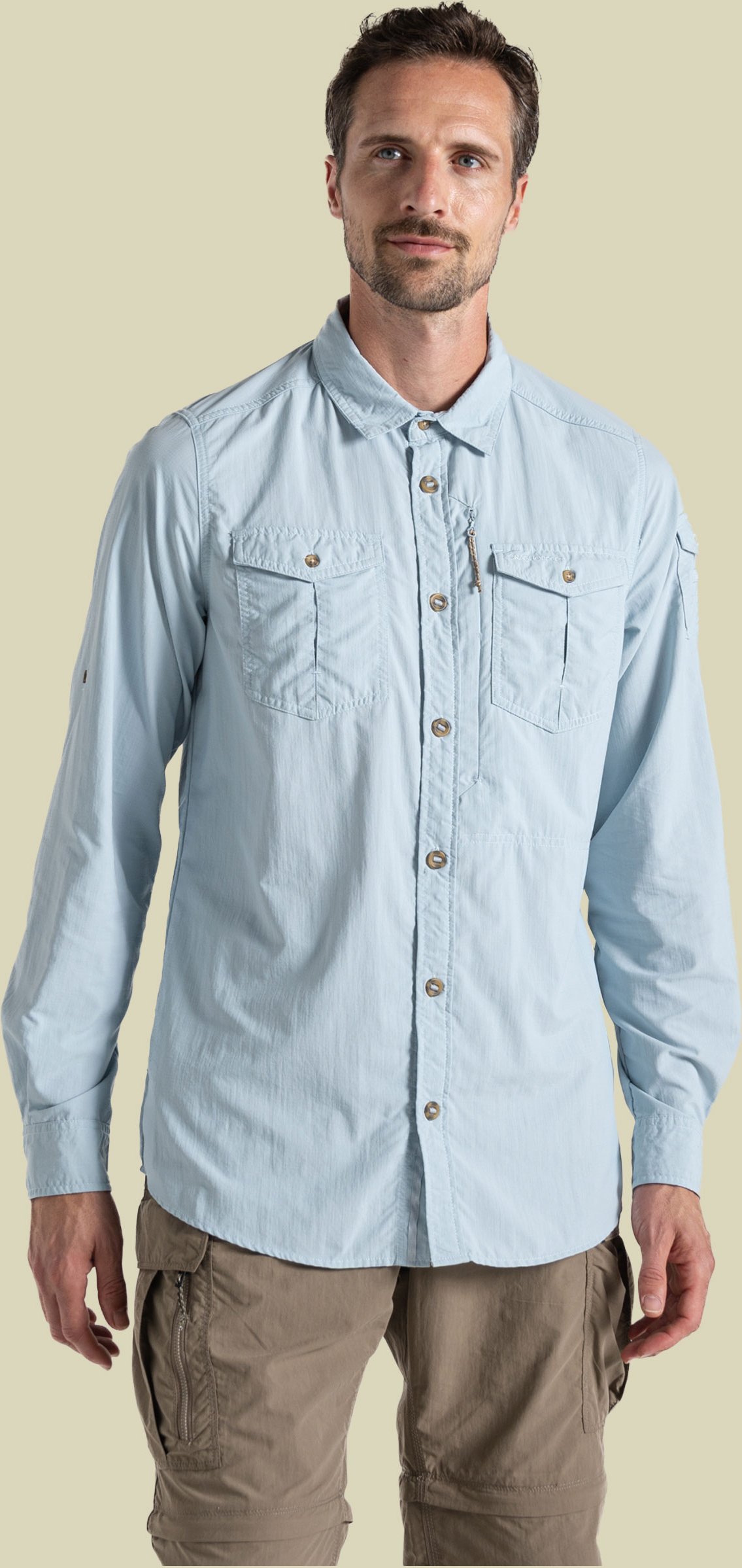 NosiLife Adventure Long Sleeved Shirt III Men XXL blau - niagra blue