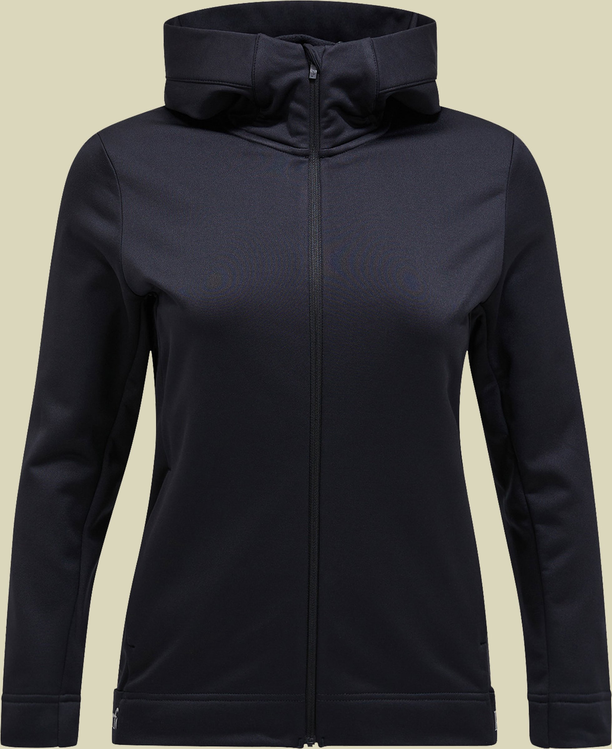 Rider Tech Zip Hood Women M schwarz - black
