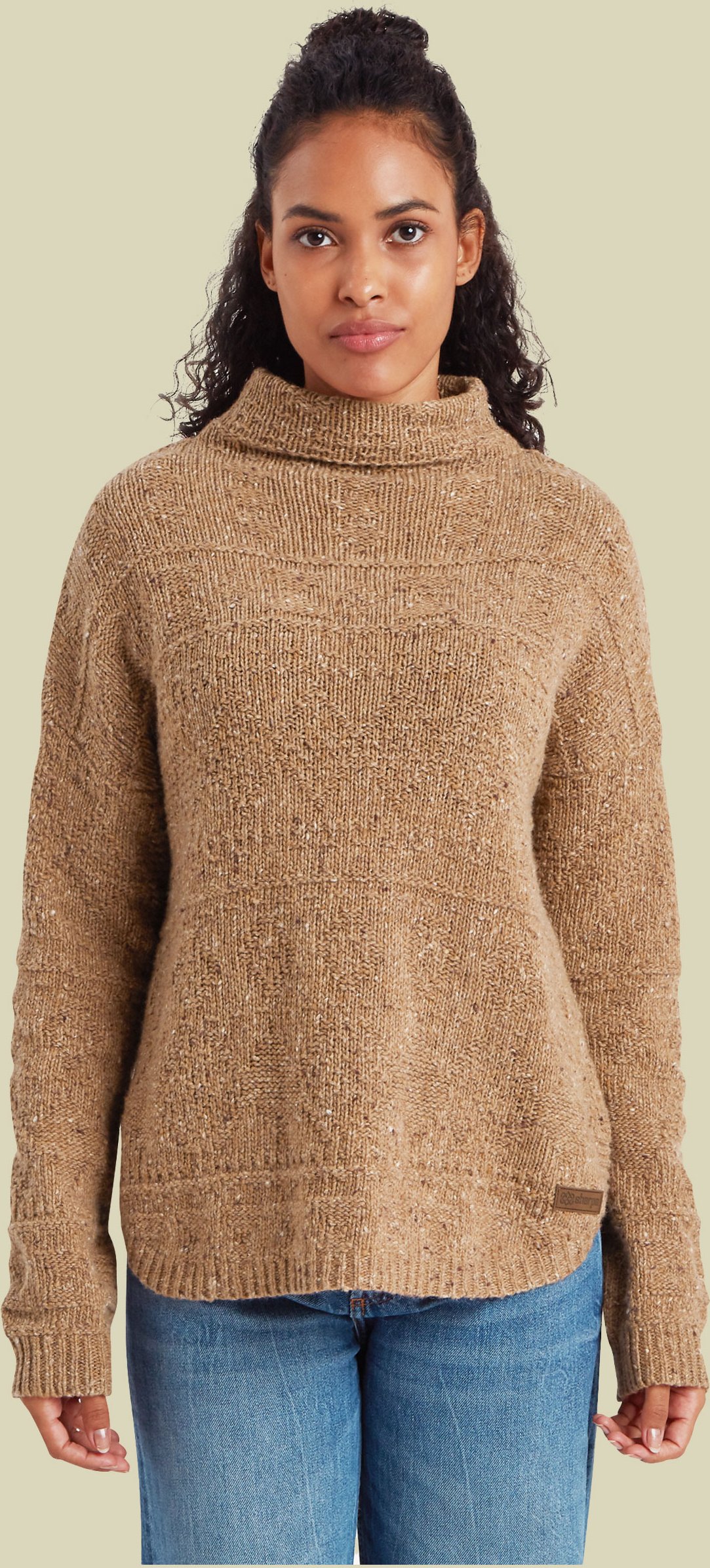 Yuden Pullover Sweater Women braun L - Farbe mocha